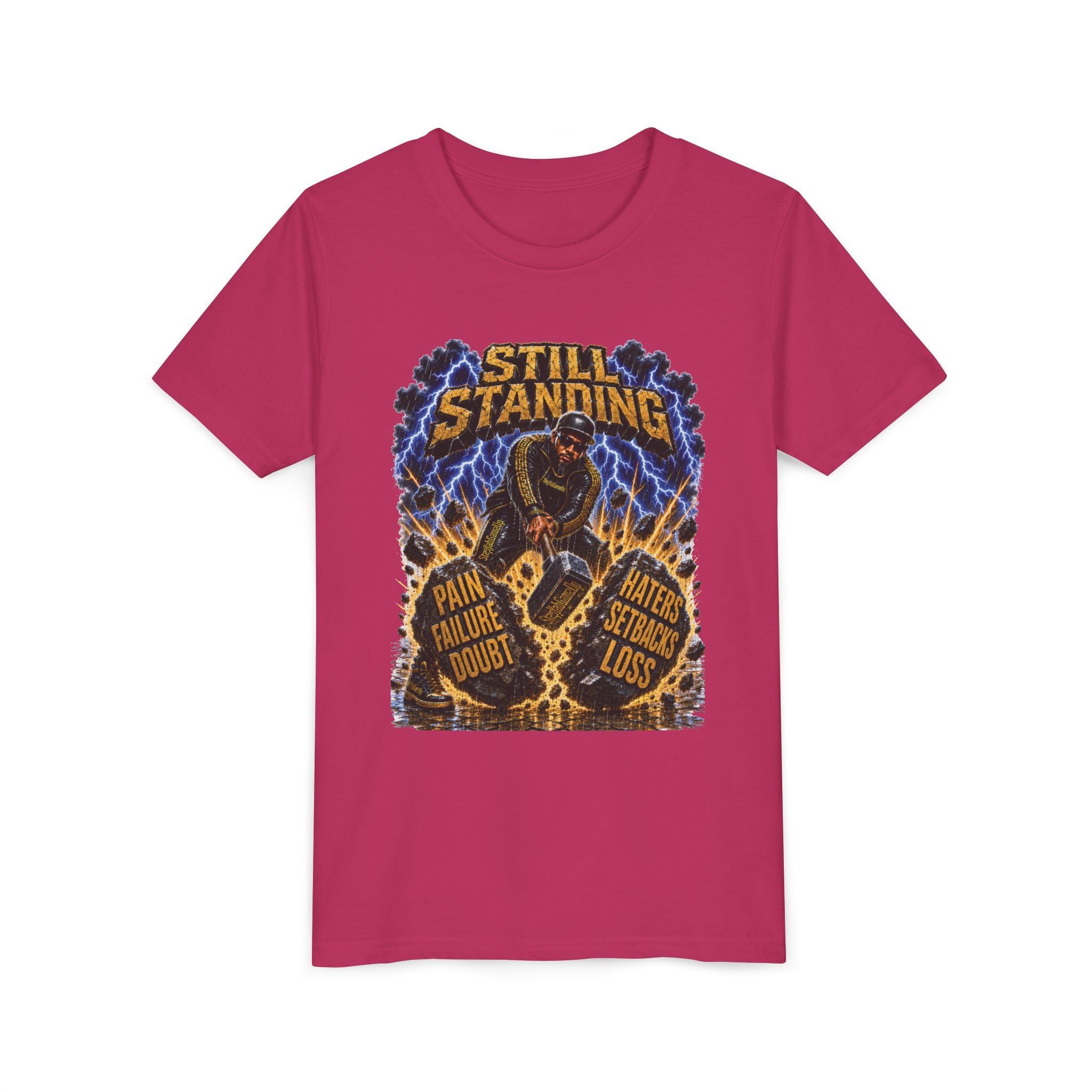 StepYahGameUp — Still Standing | Youth Tee