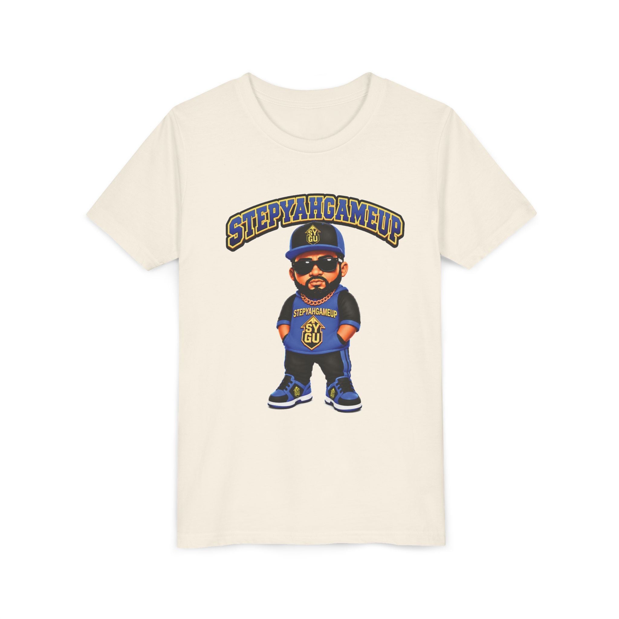 StepYahGameUp — Stumble Step | Hands In Pockets | Unisex Youth Tee