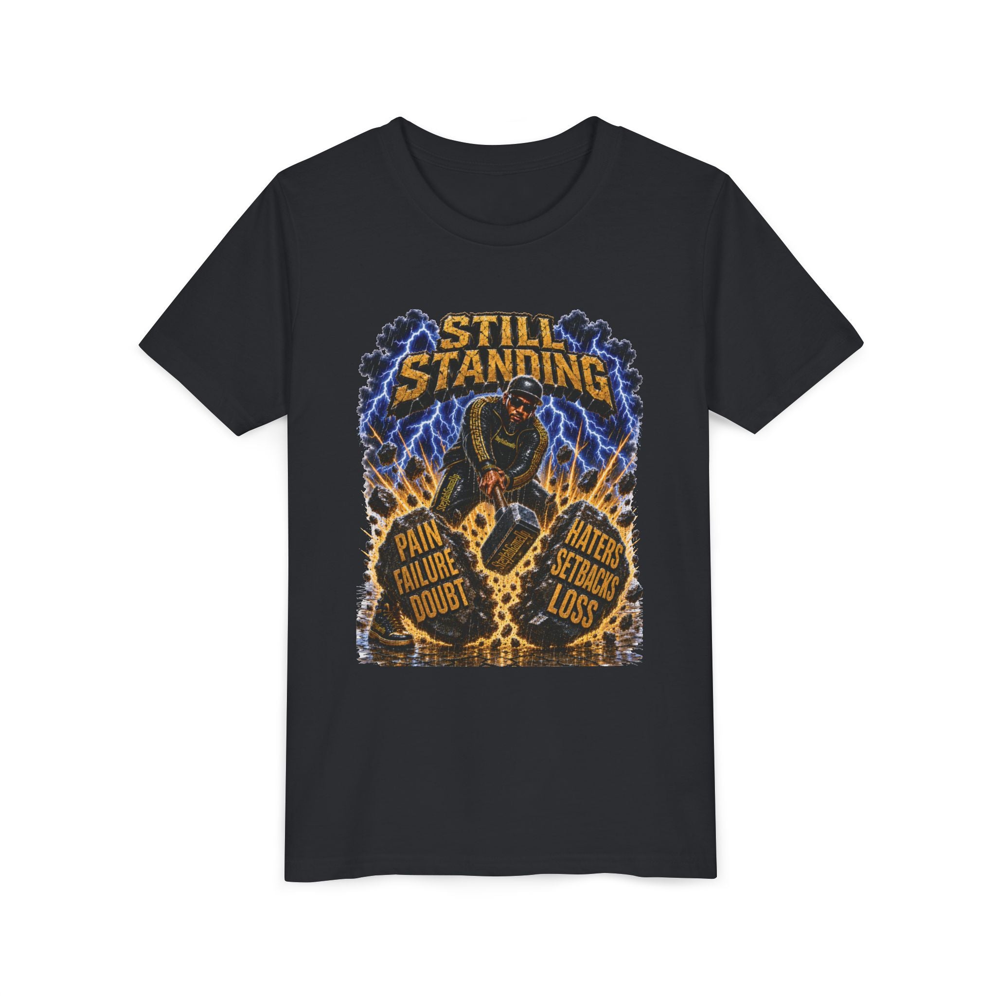 StepYahGameUp — Still Standing | Youth Tee