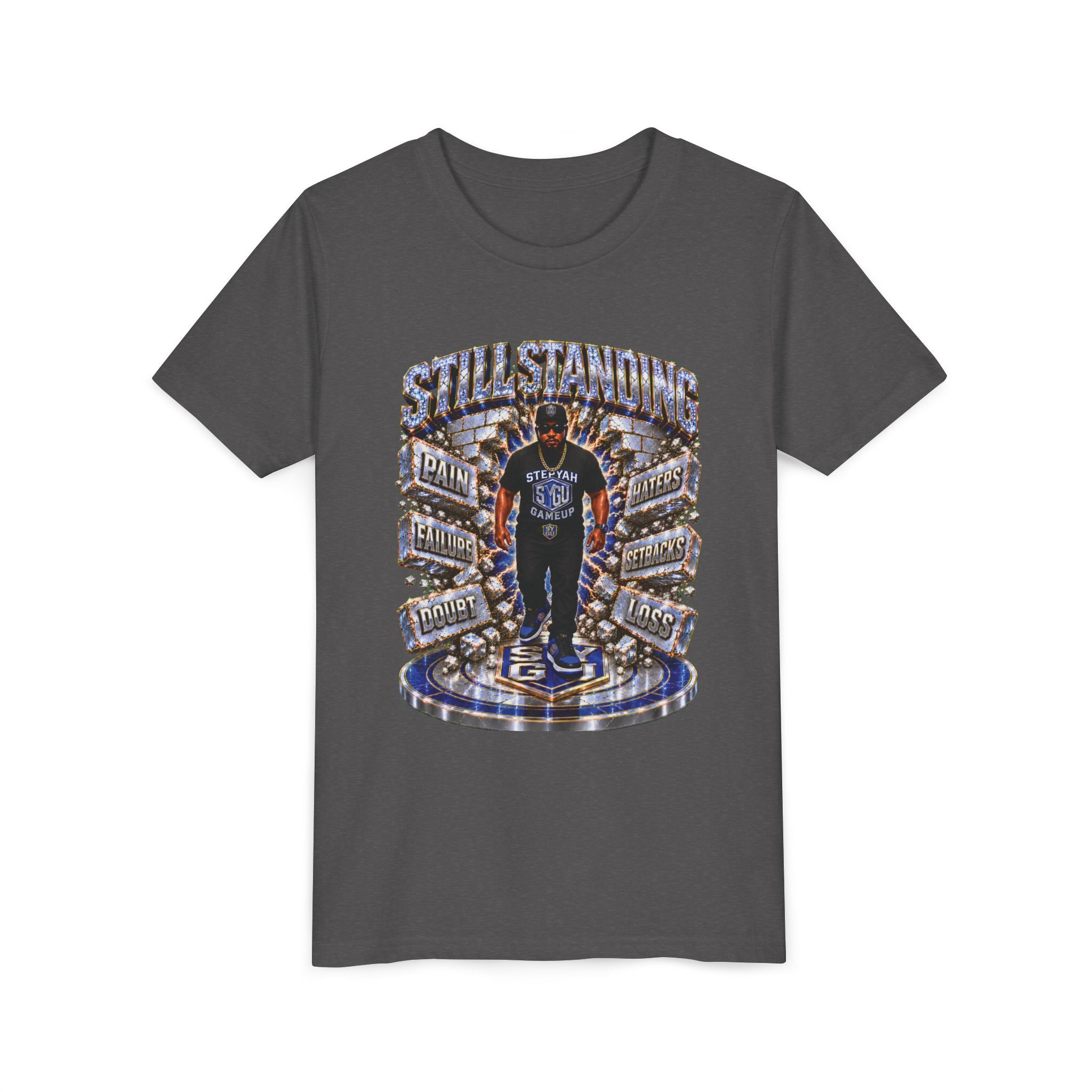 StepYahGameUp — Still Standing | Youth Tee