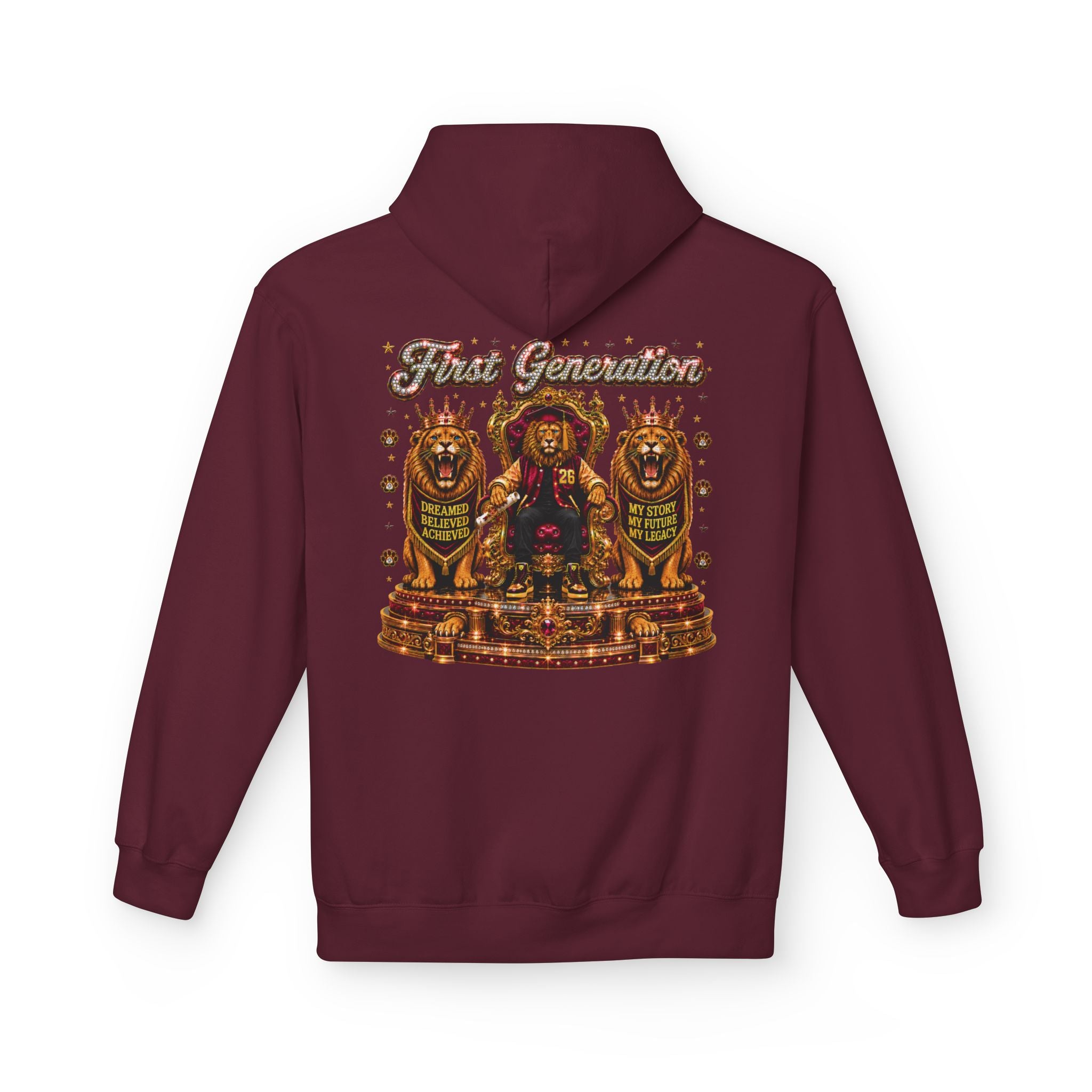 The King Miko Unisex   Hoodie — Class of 2026 | First Generation Graduate