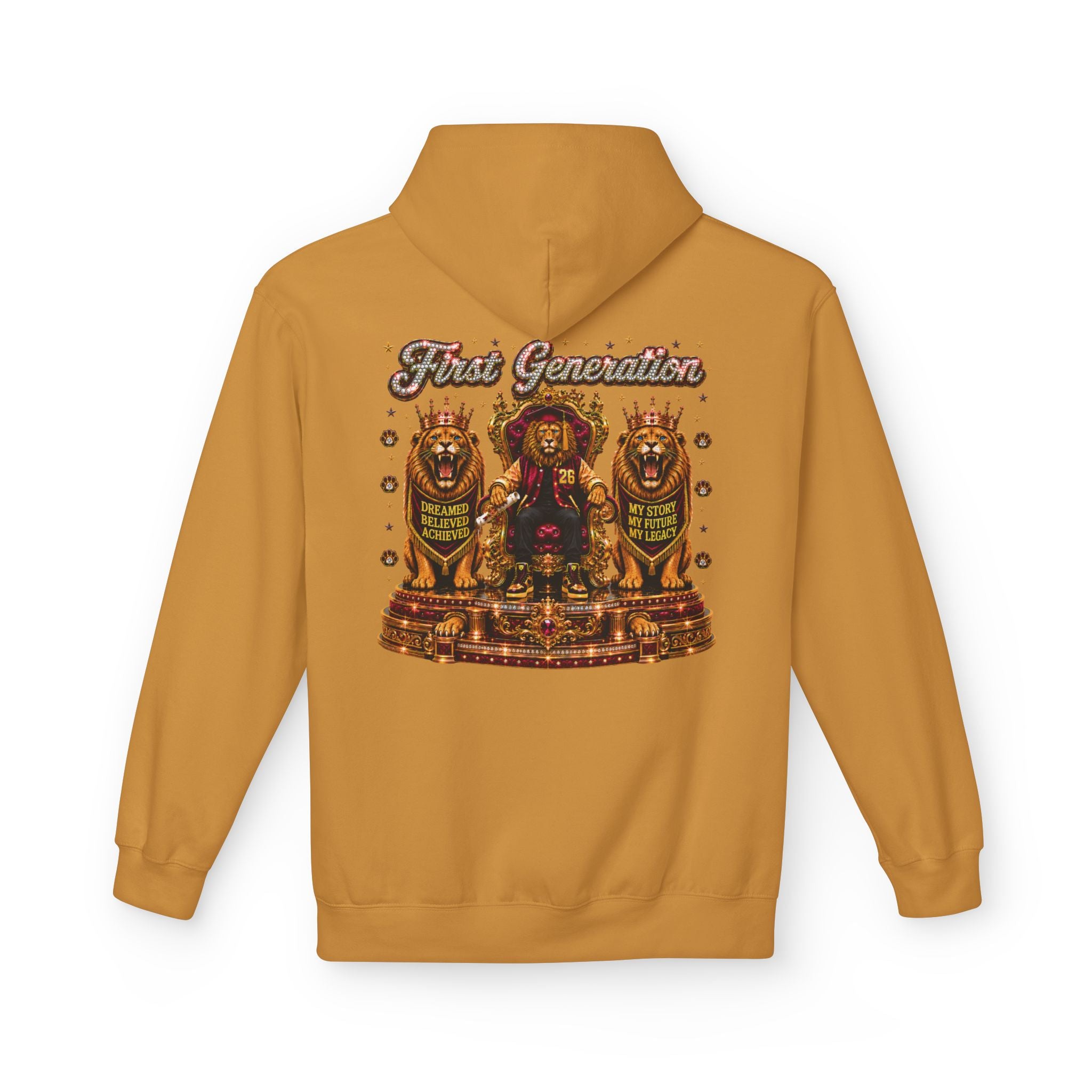 The King Miko Unisex   Hoodie — Class of 2026 | First Generation Graduate