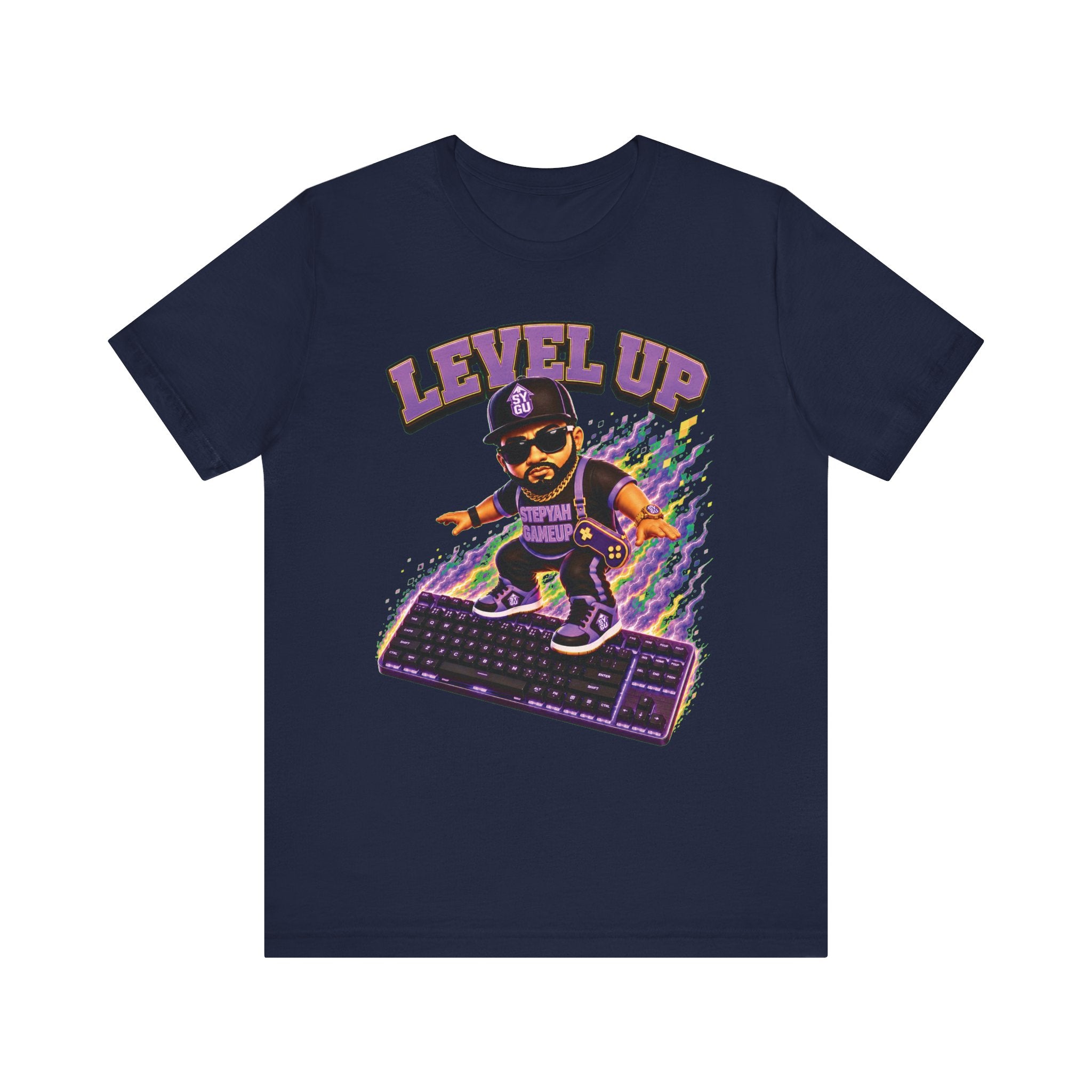 StepYahGameUp — Level Up | Keyboard Rider | Unisex Tee
