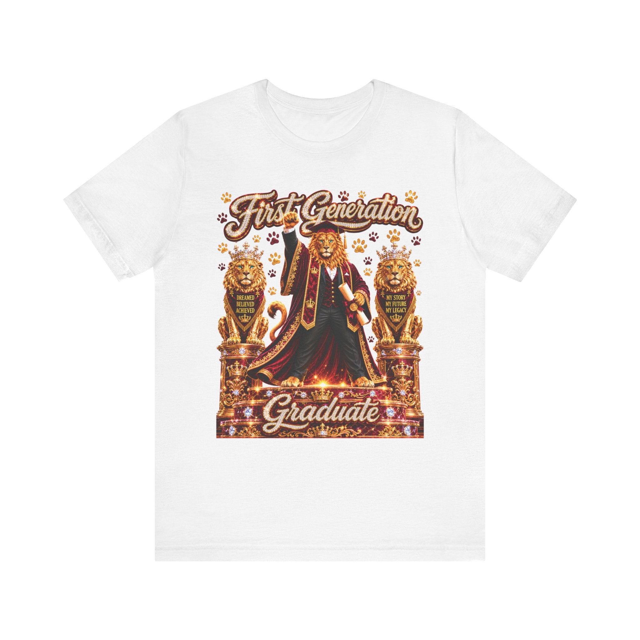 The King Miko Unisex Tee — First Generation Graduate