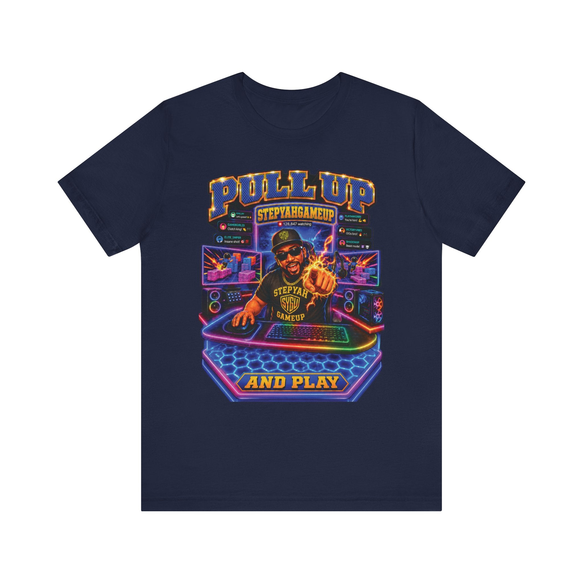 StepYahGameUp — Pull Up and Play | Unisex Tee