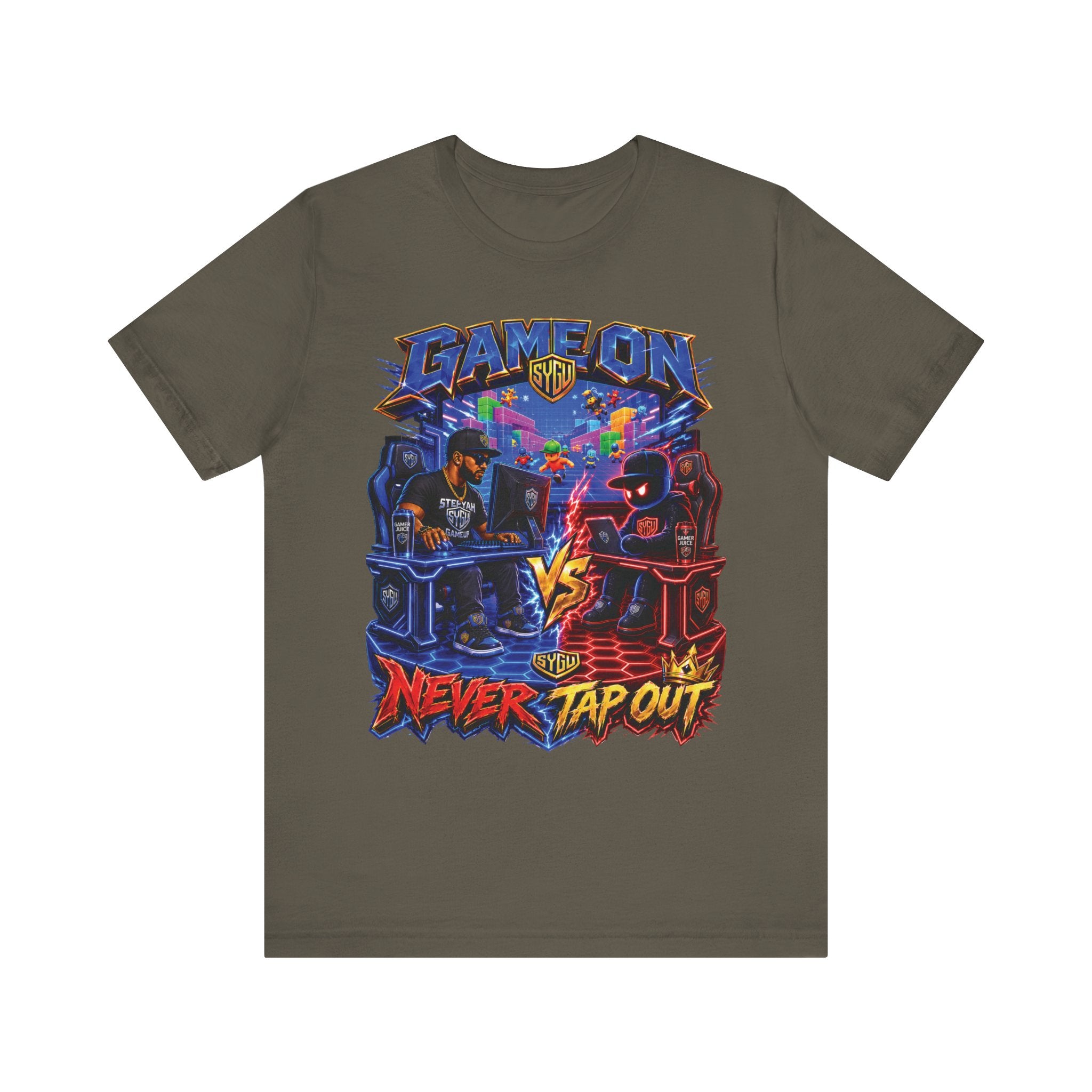 StepYahGameUp — Game On Never Tap Out | Unisex Tee