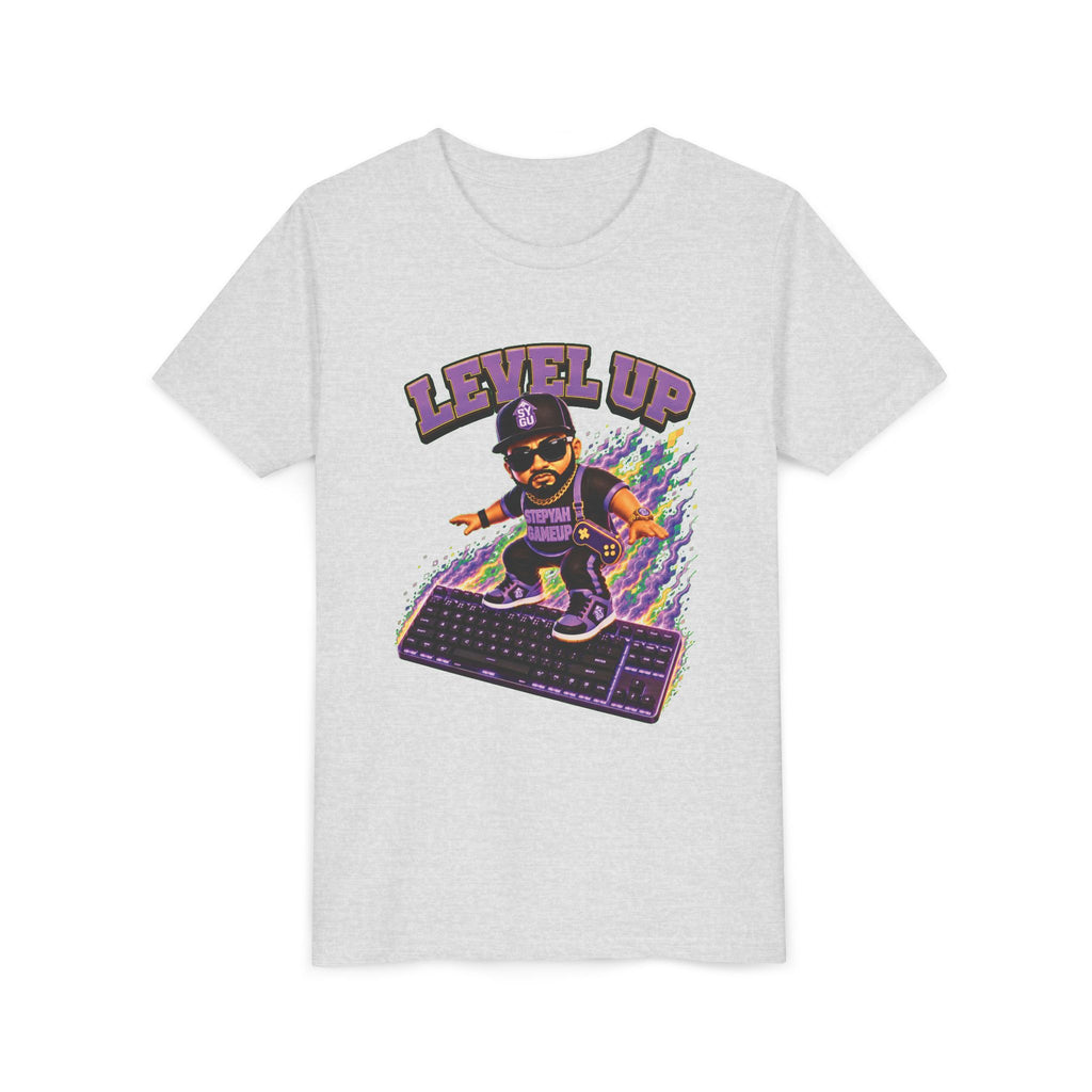 StepYahGameUp — Level Up | Keyboard Rider | Unisex Youth Tee