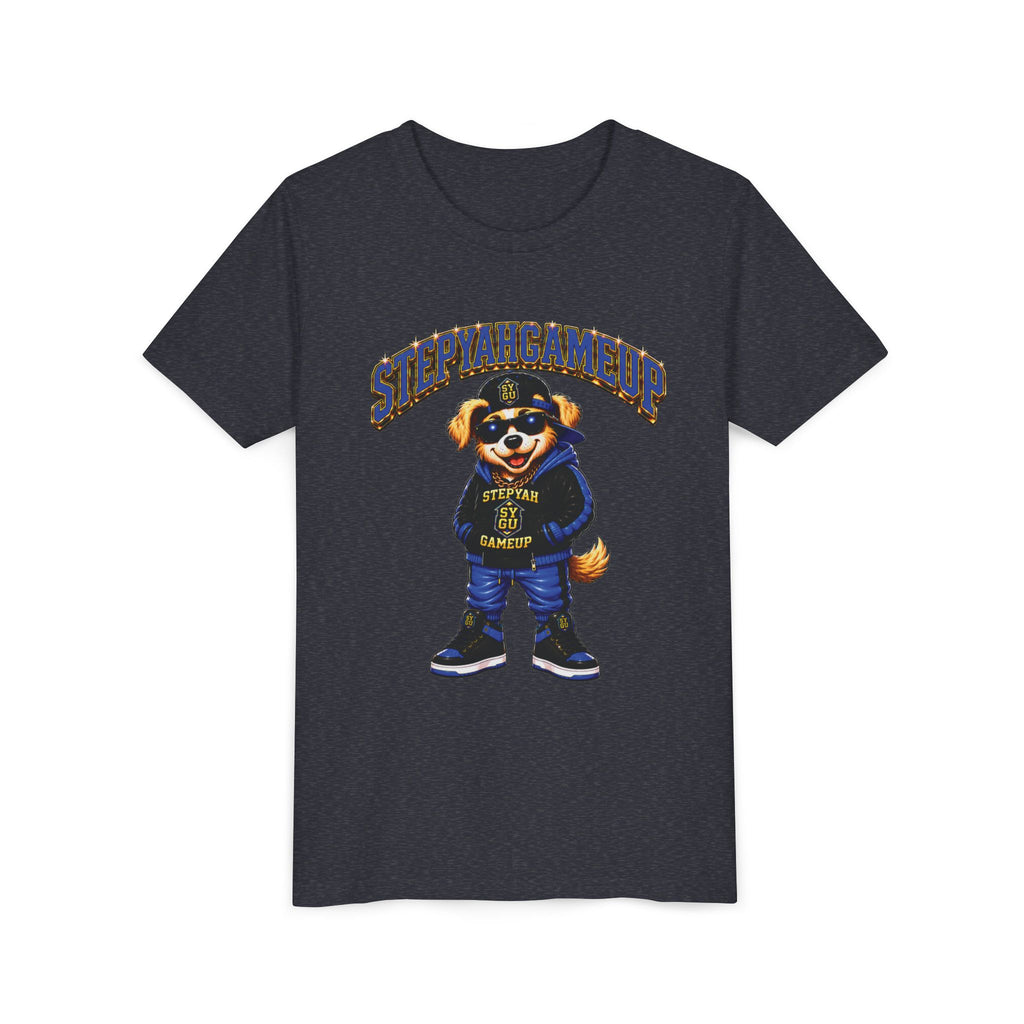 StepYahGameUp — SYGU Dog | Blue Edition | Unisex Youth Tee