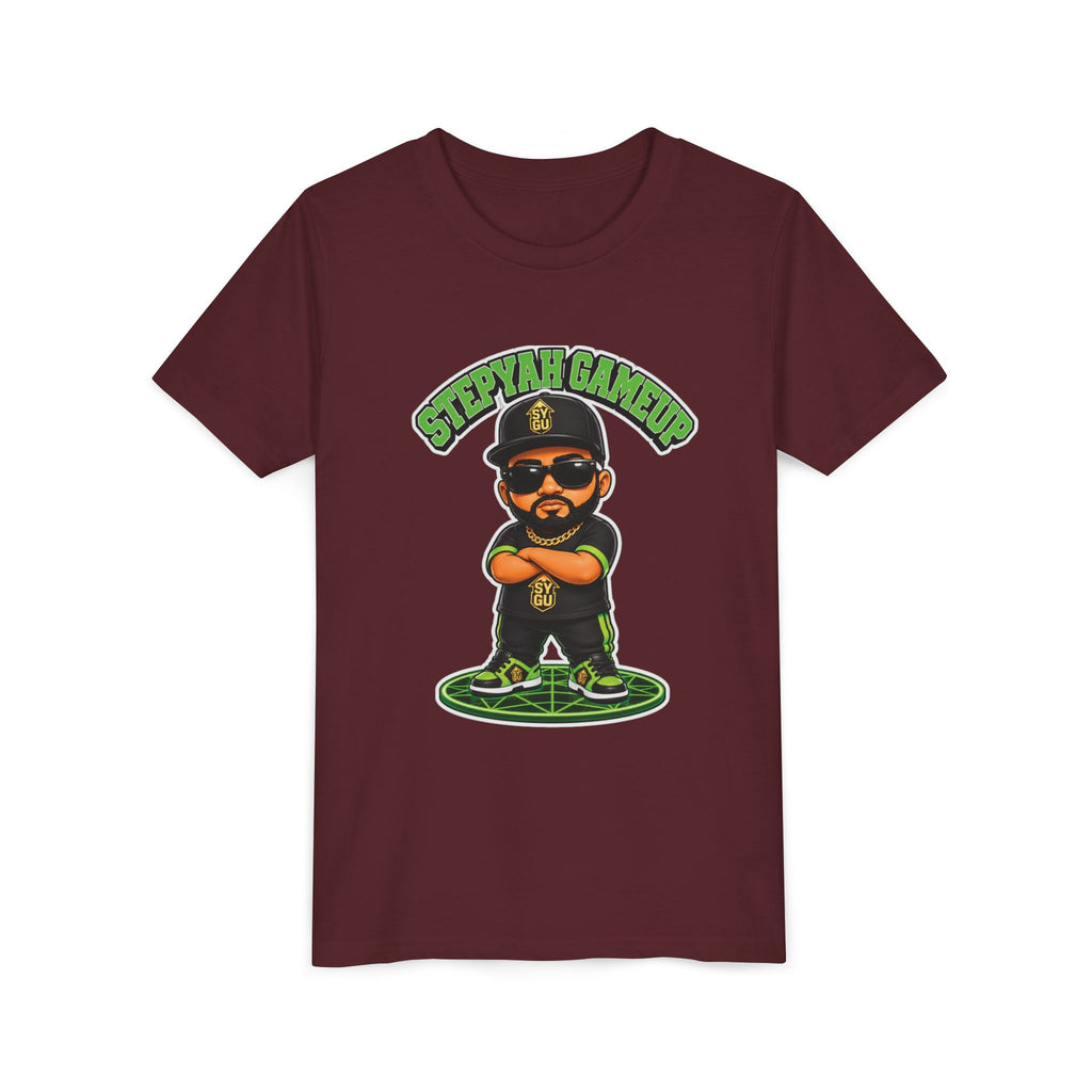 StepYahGameUp — Stumble Step Green Edition | Youth Tee