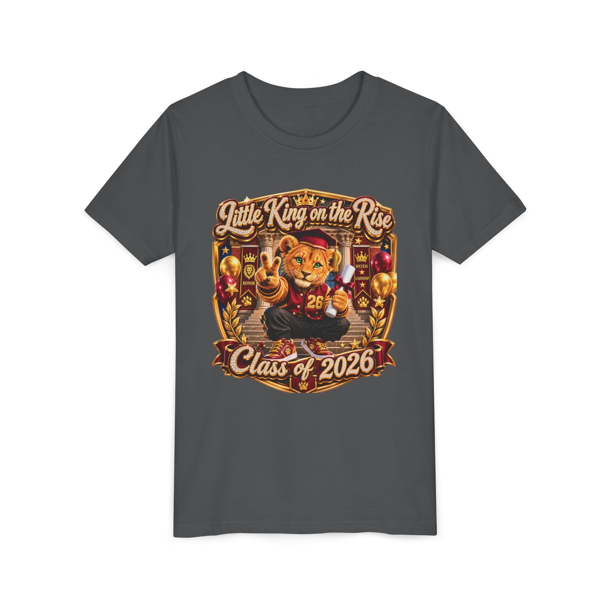 Little King Miko Unisex   Youth Tee — Little King on the Rise