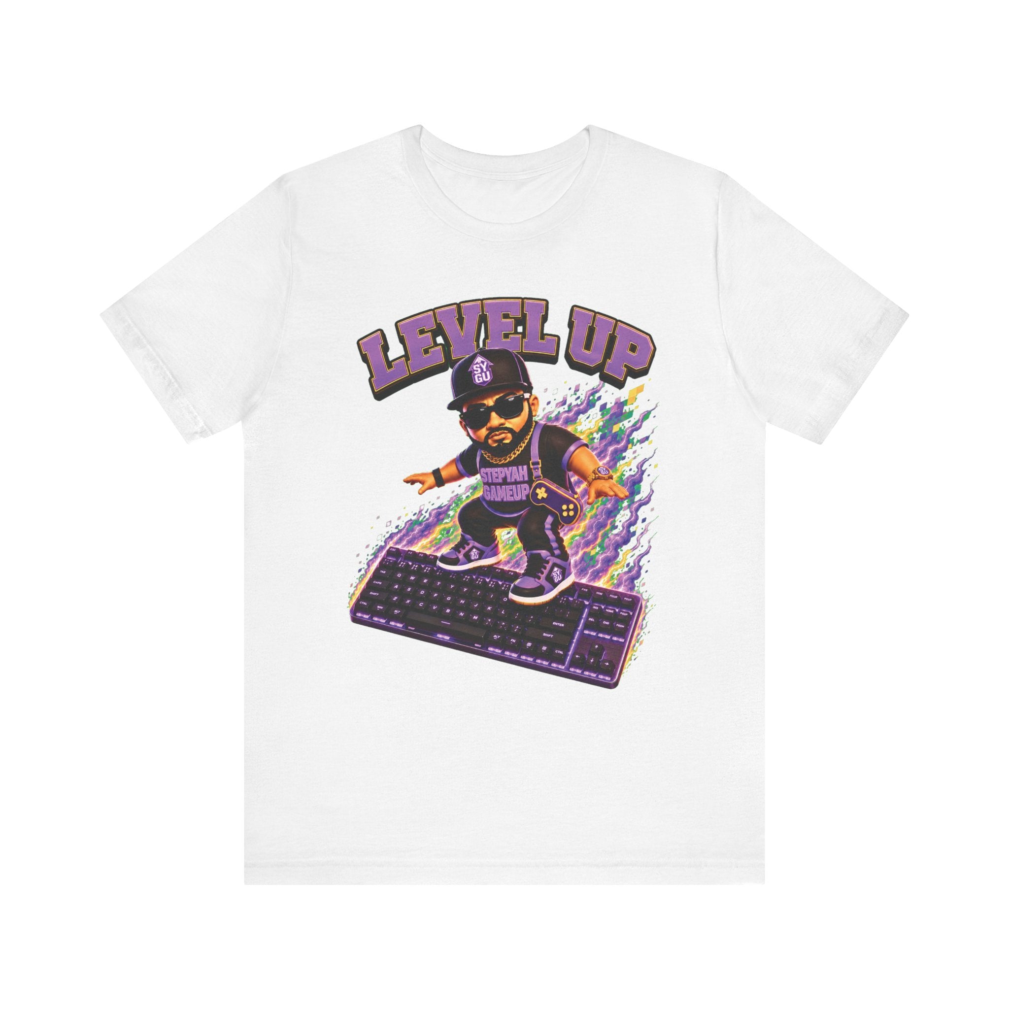 StepYahGameUp — Level Up | Keyboard Rider | Unisex Tee