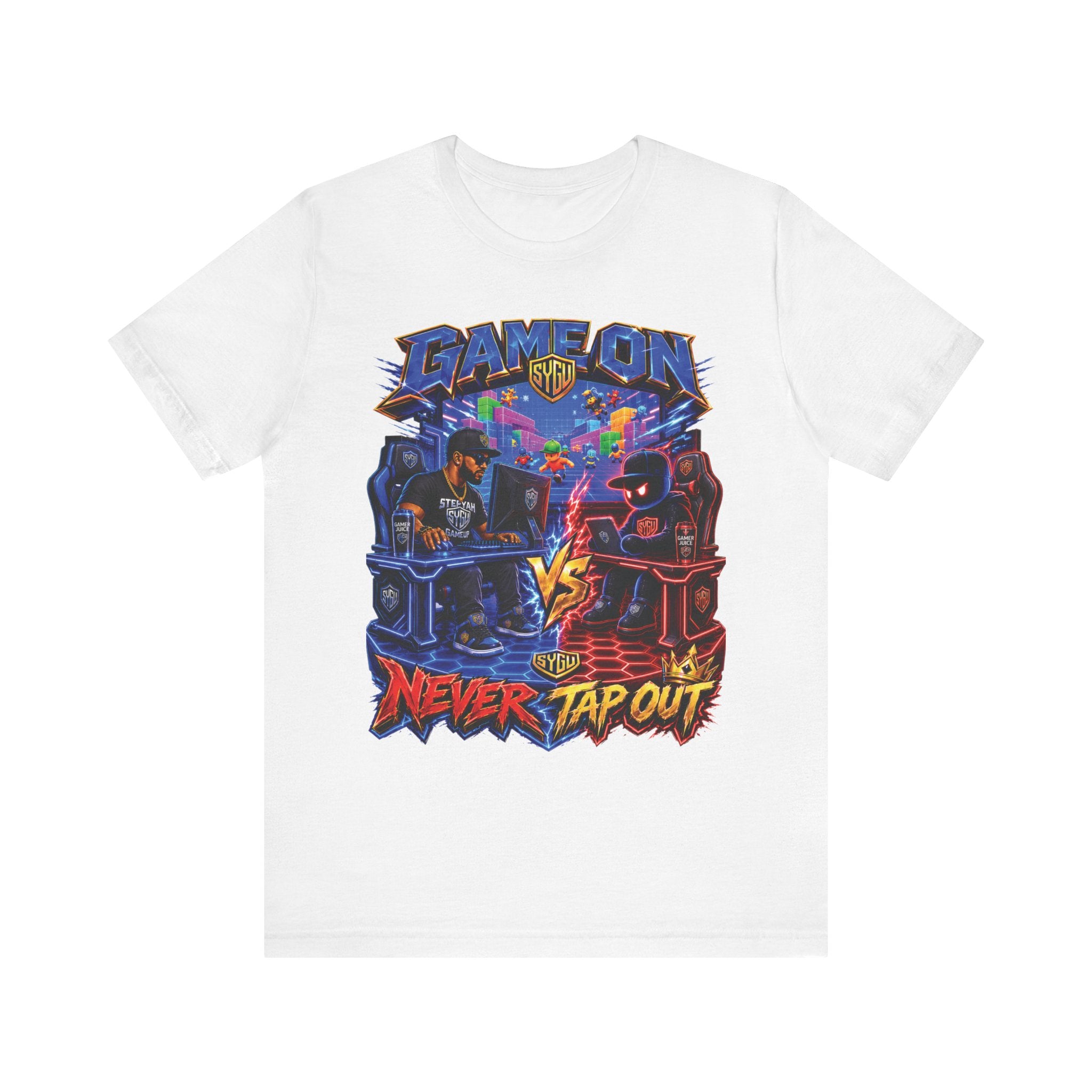 StepYahGameUp — Game On Never Tap Out | Unisex Tee