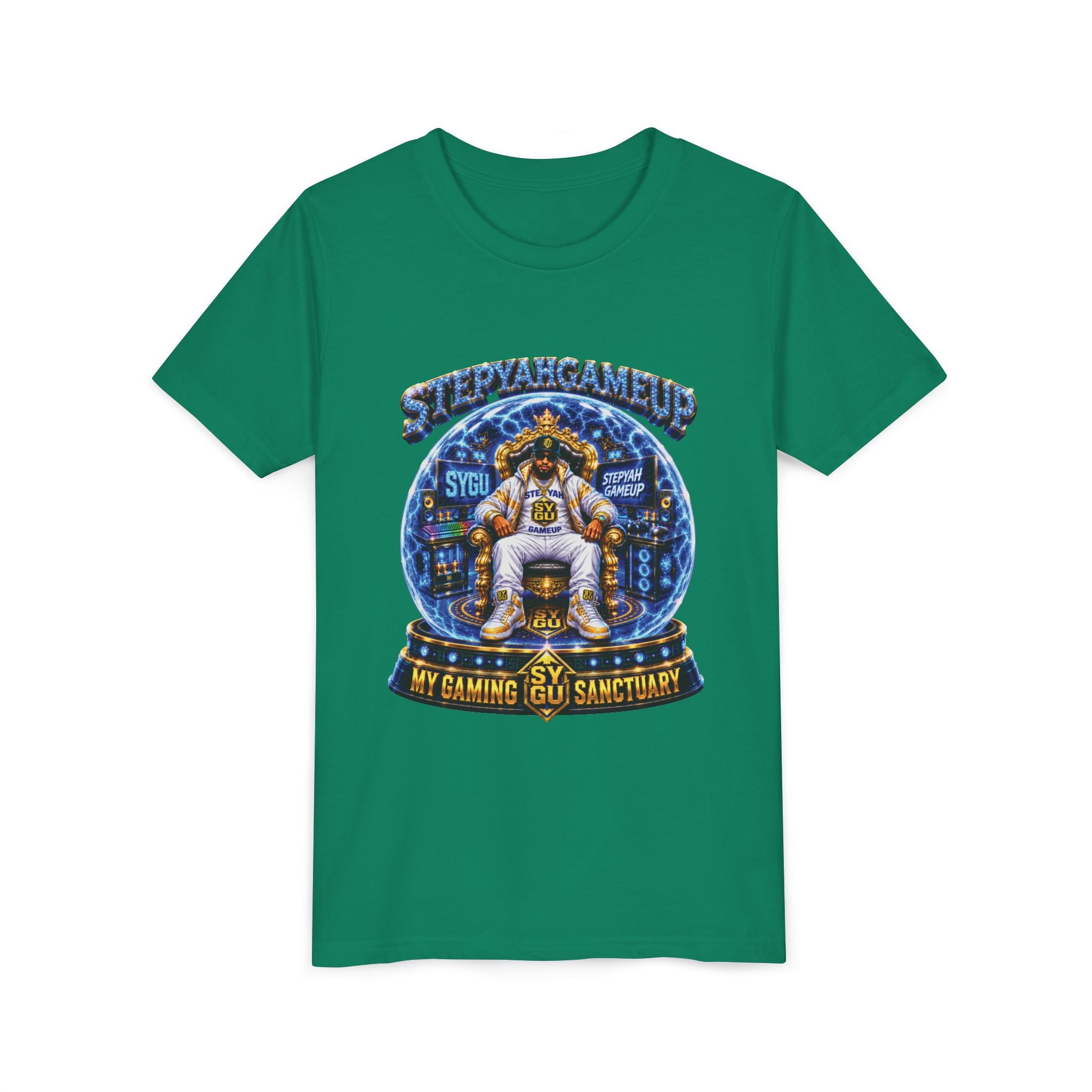 StepYahGameUp — My Gaming Sanctuary | Unisex Youth Tee