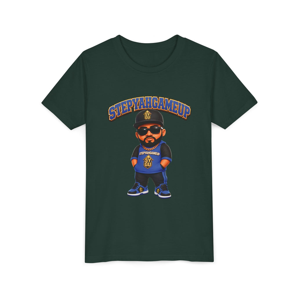 StepYahGameUp — Stumble Step | Hands In Pockets | Youth Tee