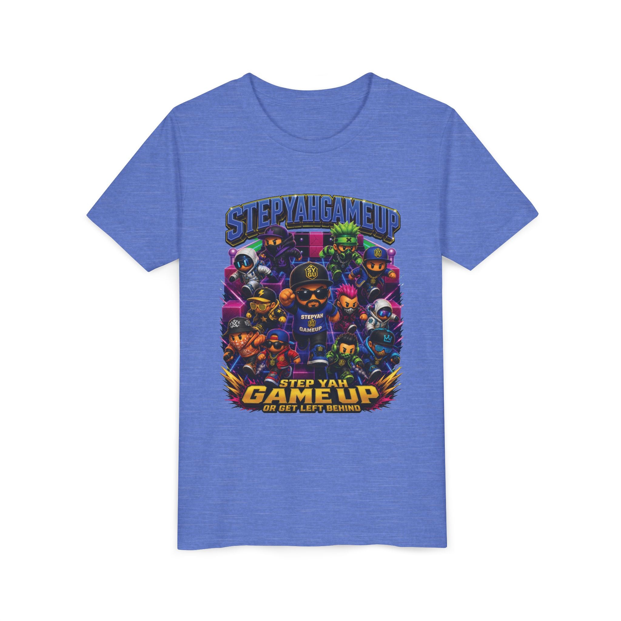 StepYahGameUp — Step Yah Game Up Or Get Left Behind | Unisex Youth Tee