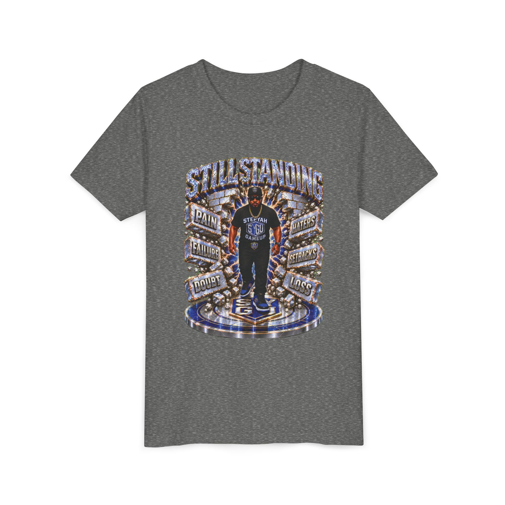 StepYahGameUp — Still Standing | Youth Tee