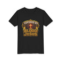 Walk By Faith ✝️ — Covered By The Blood Of Jesus | Unisex Youth Tee