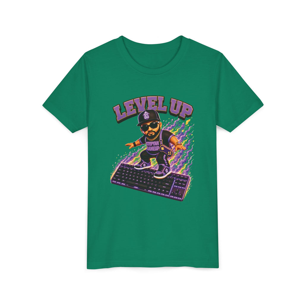 StepYahGameUp — Level Up | Keyboard Rider | Unisex Youth Tee