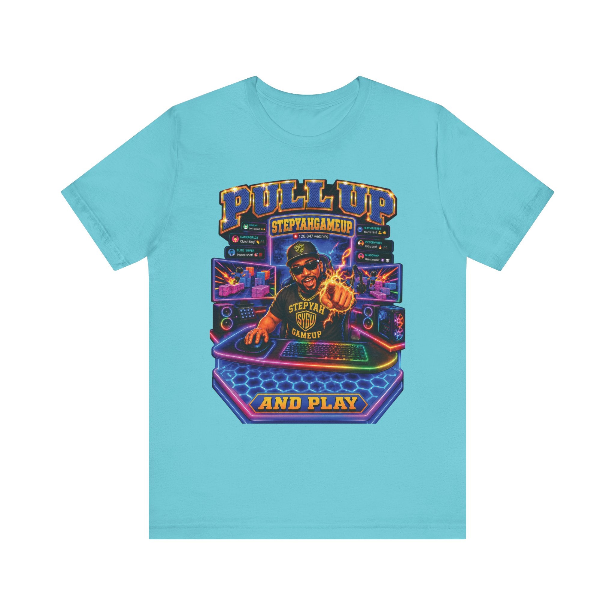 StepYahGameUp — Pull Up and Play | Unisex Tee