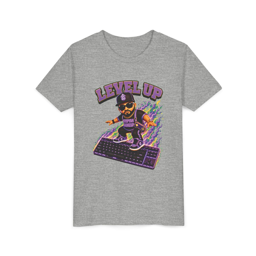 StepYahGameUp — Level Up | Keyboard Rider | Unisex Youth Tee