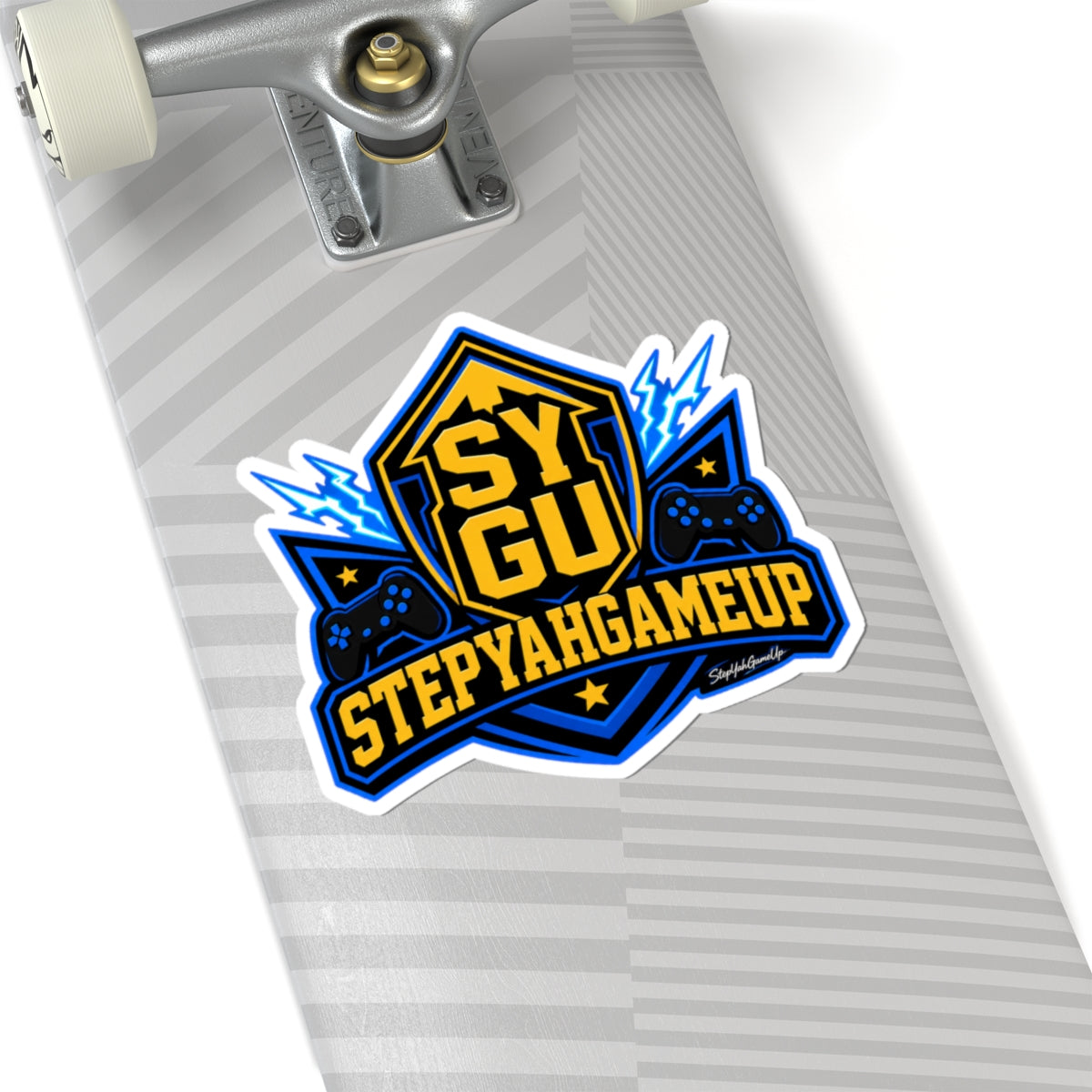 🛡️ StepYahGameUp Shield | Kiss-Cut Sticker