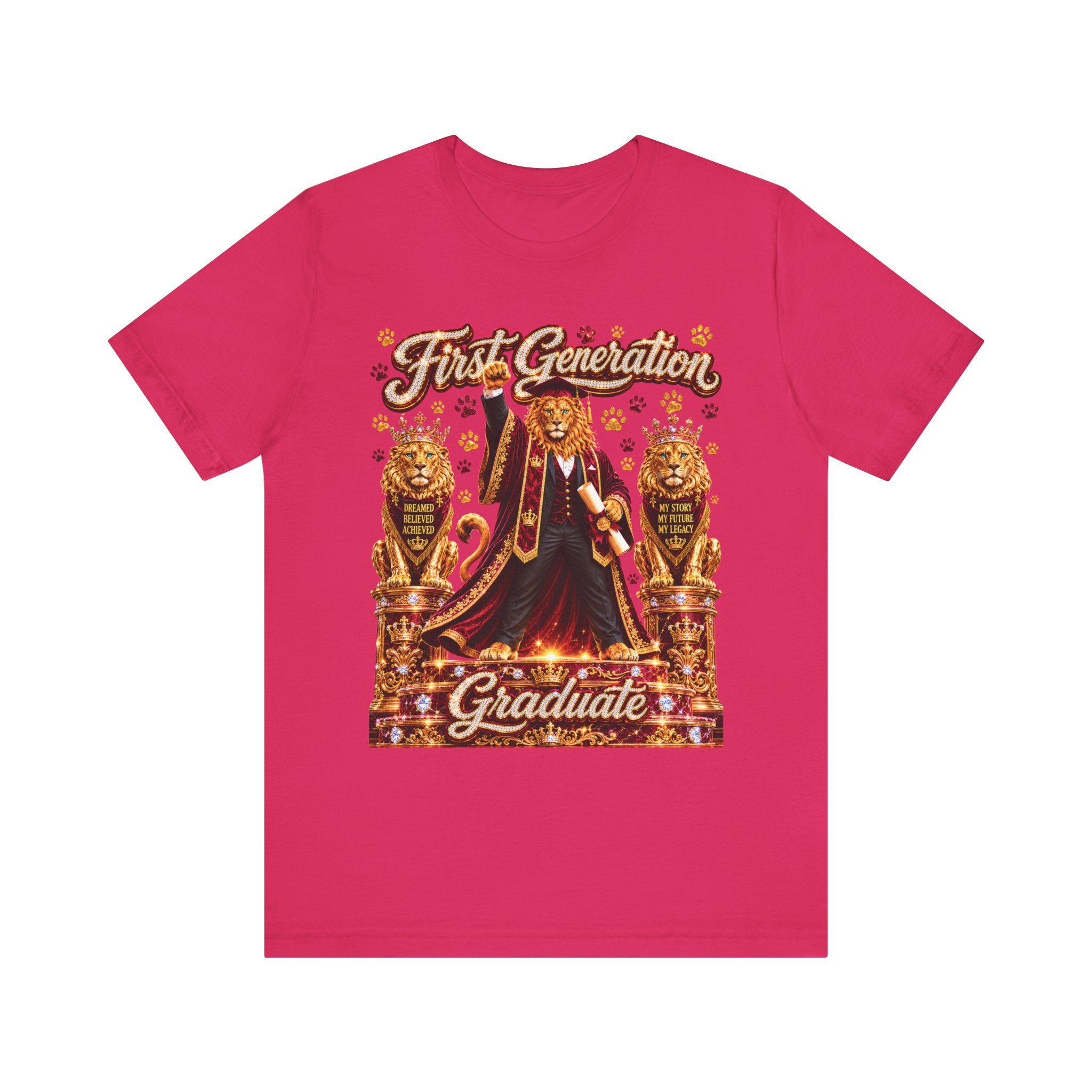 The King Miko Unisex Tee — First Generation Graduate