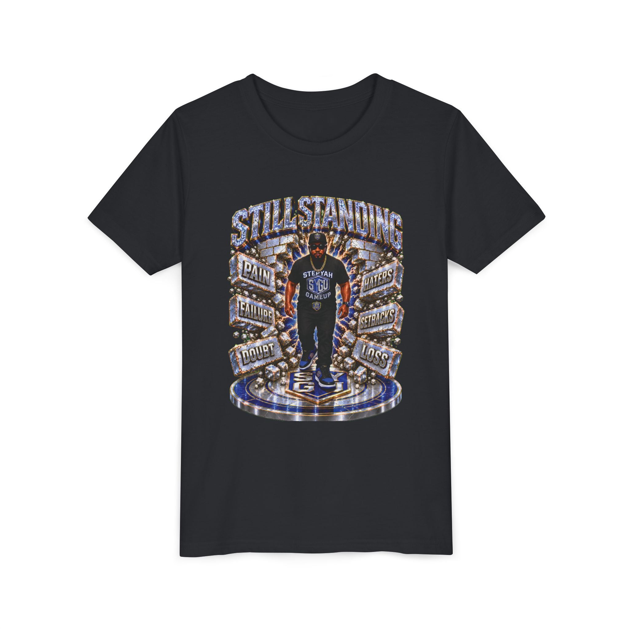 StepYahGameUp — Still Standing | Youth Tee