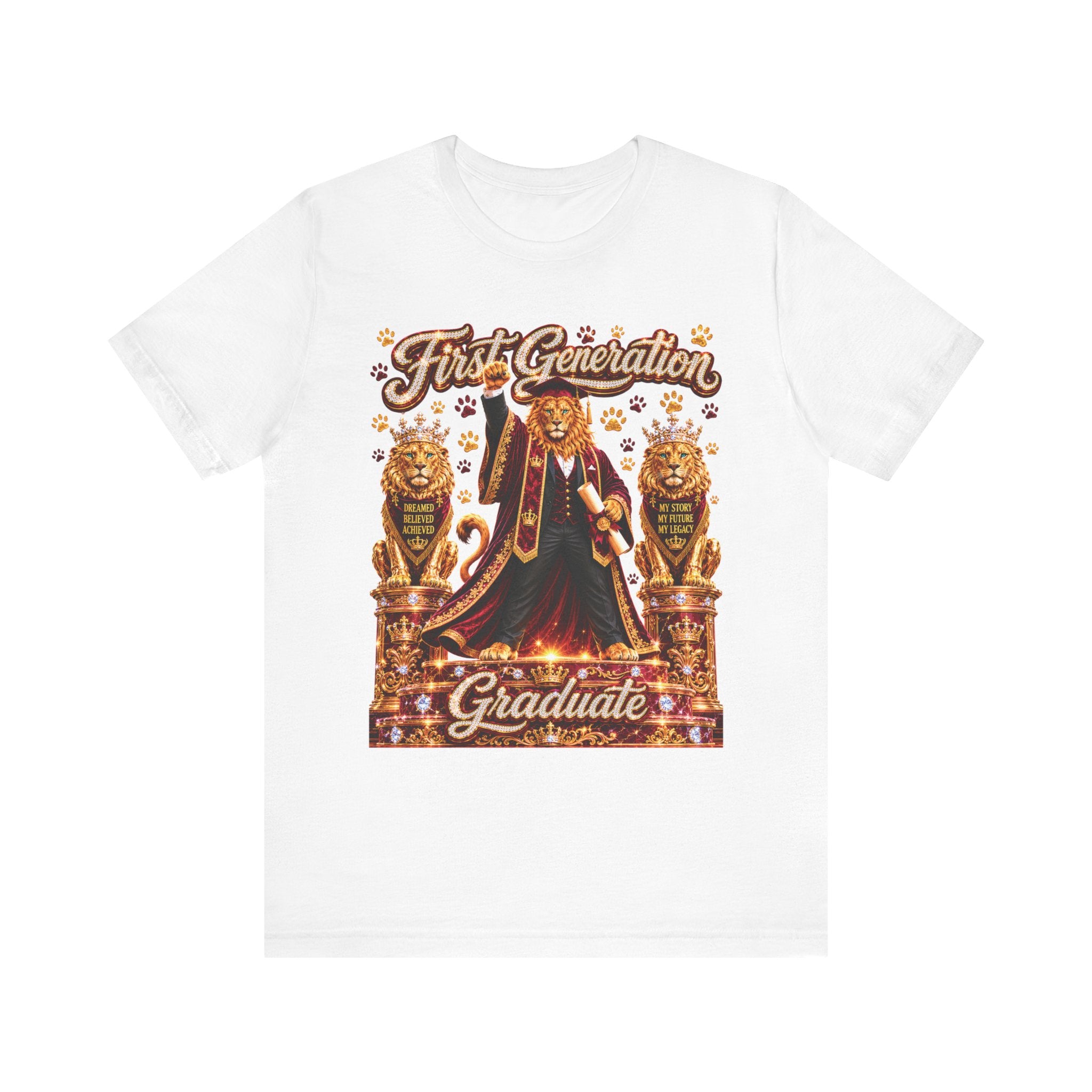 The King Miko Unisex Tee — First Generation Graduate