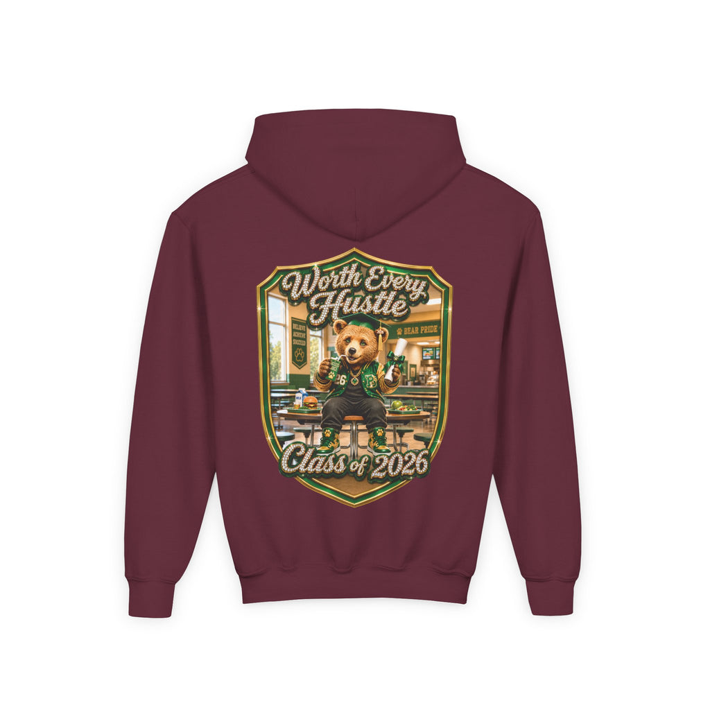 Little Barrett Youth Hoodie — Worth Every Hustle