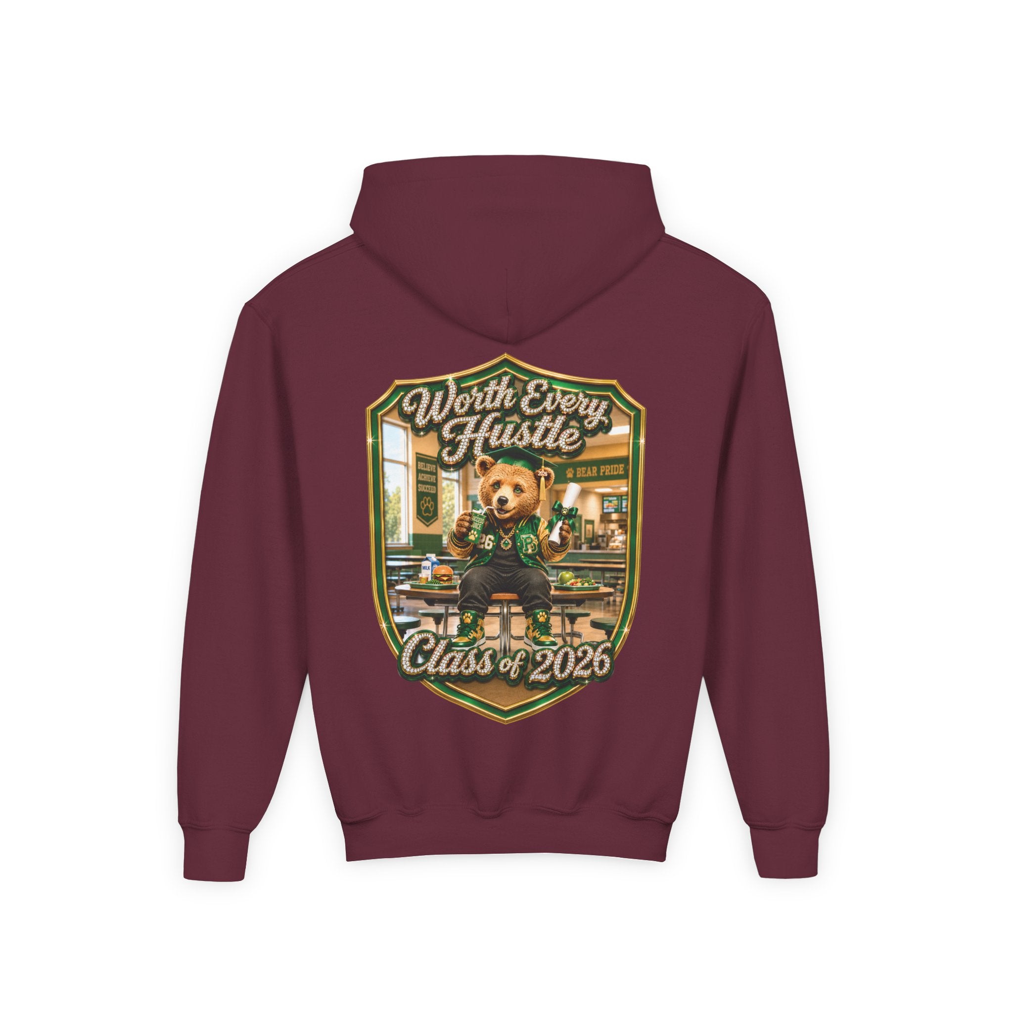 Little Barrett Youth Hoodie — Worth Every Hustle