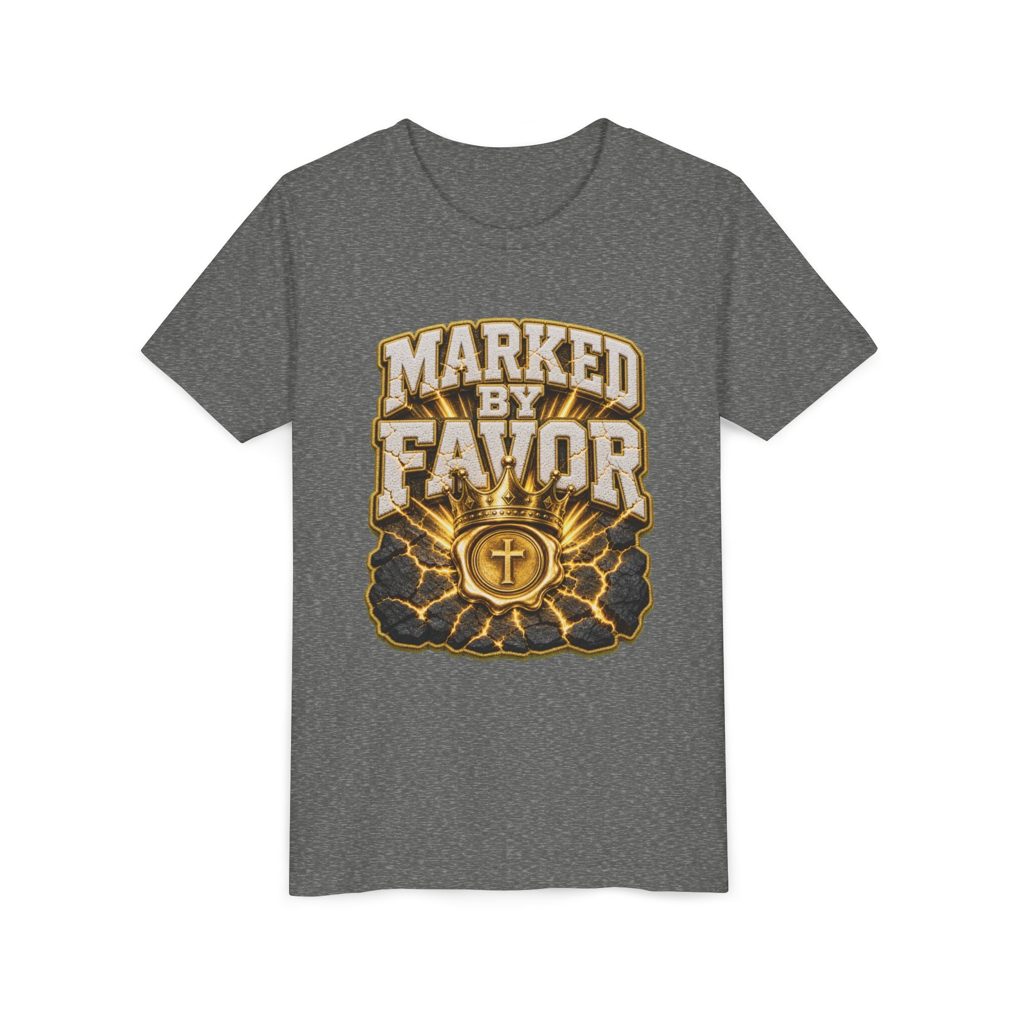 Walk By Faith ✝️ — Marked By Favor | Unisex Youth Tee