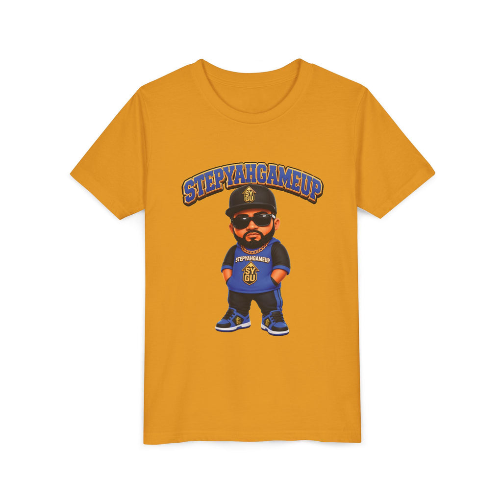 StepYahGameUp — Stumble Step | Hands In Pockets | Youth Tee