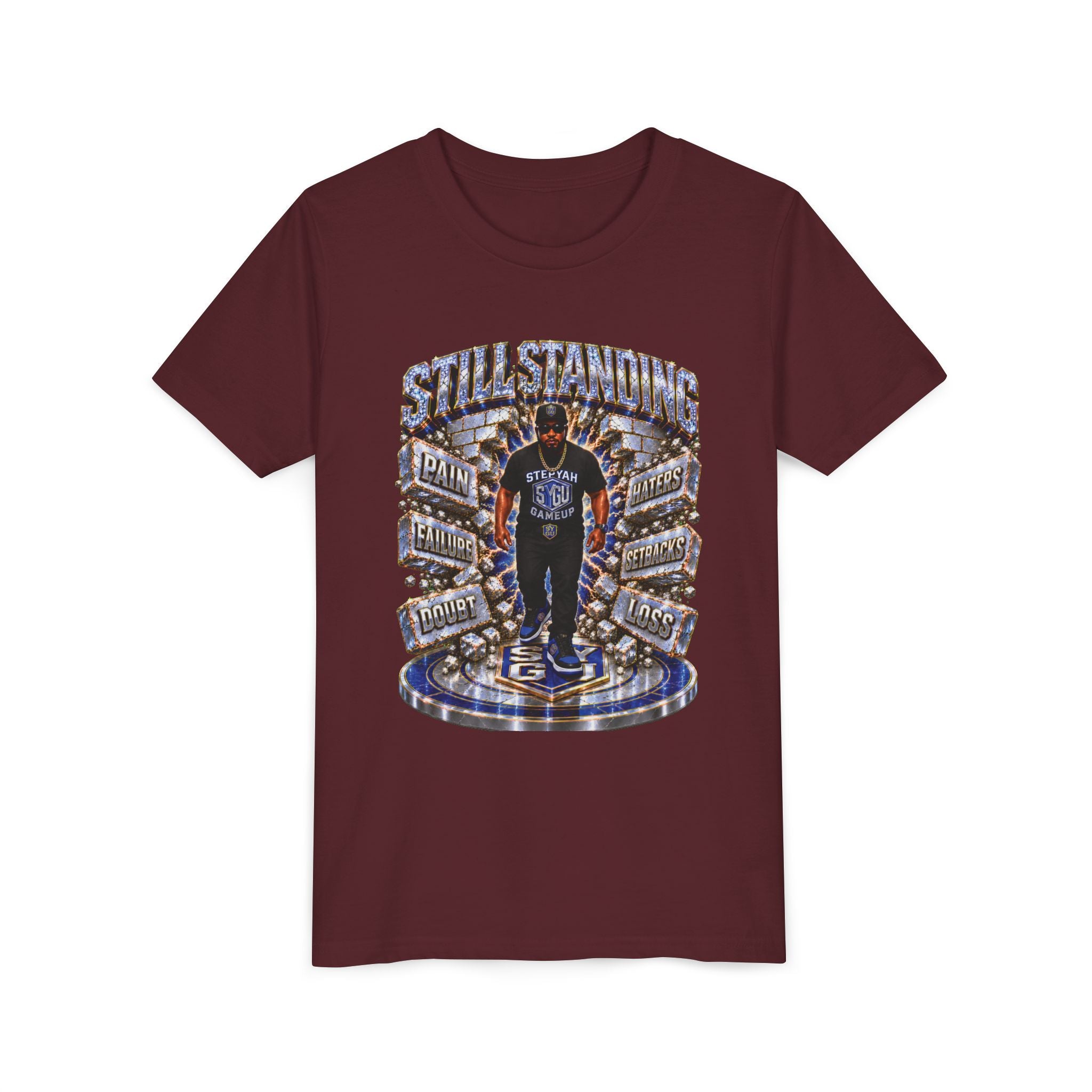 StepYahGameUp — Still Standing | Youth Tee