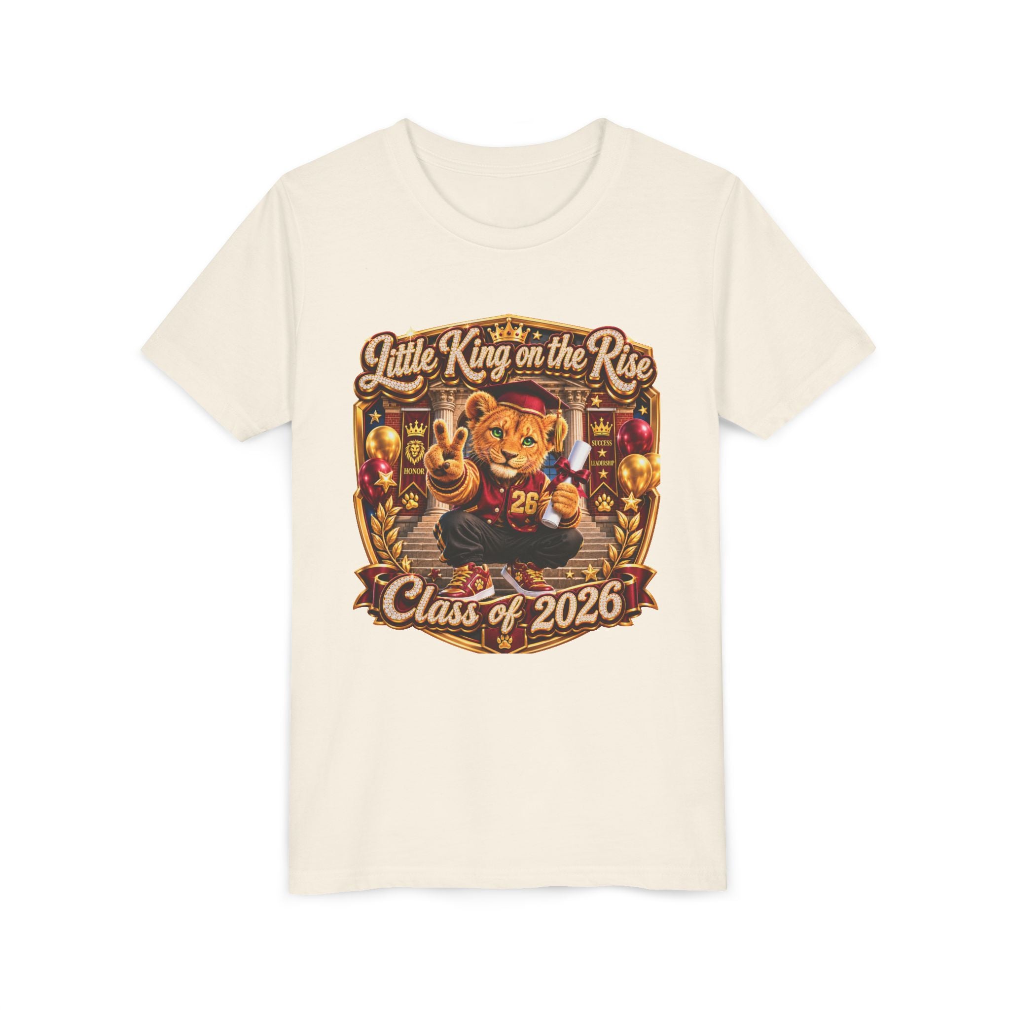 Little King Miko Unisex   Youth Tee — Little King on the Rise