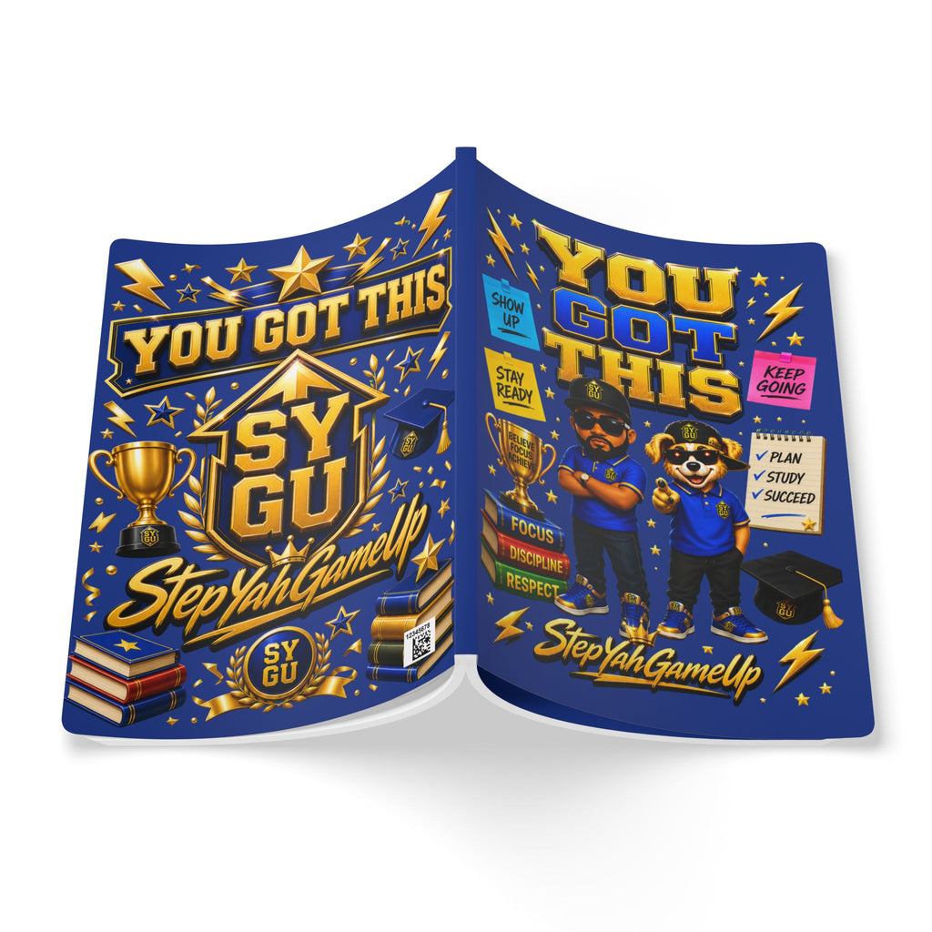 StepYahGameUp — You Got This | Softcover Story Journal