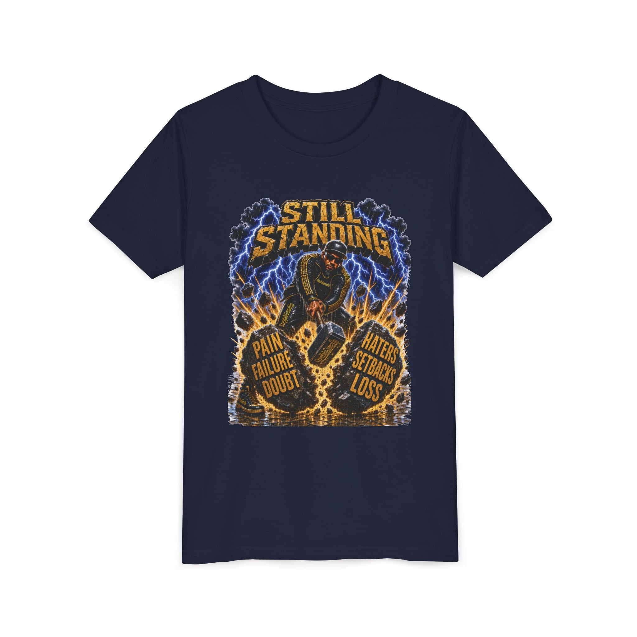 StepYahGameUp — Still Standing | Youth Tee
