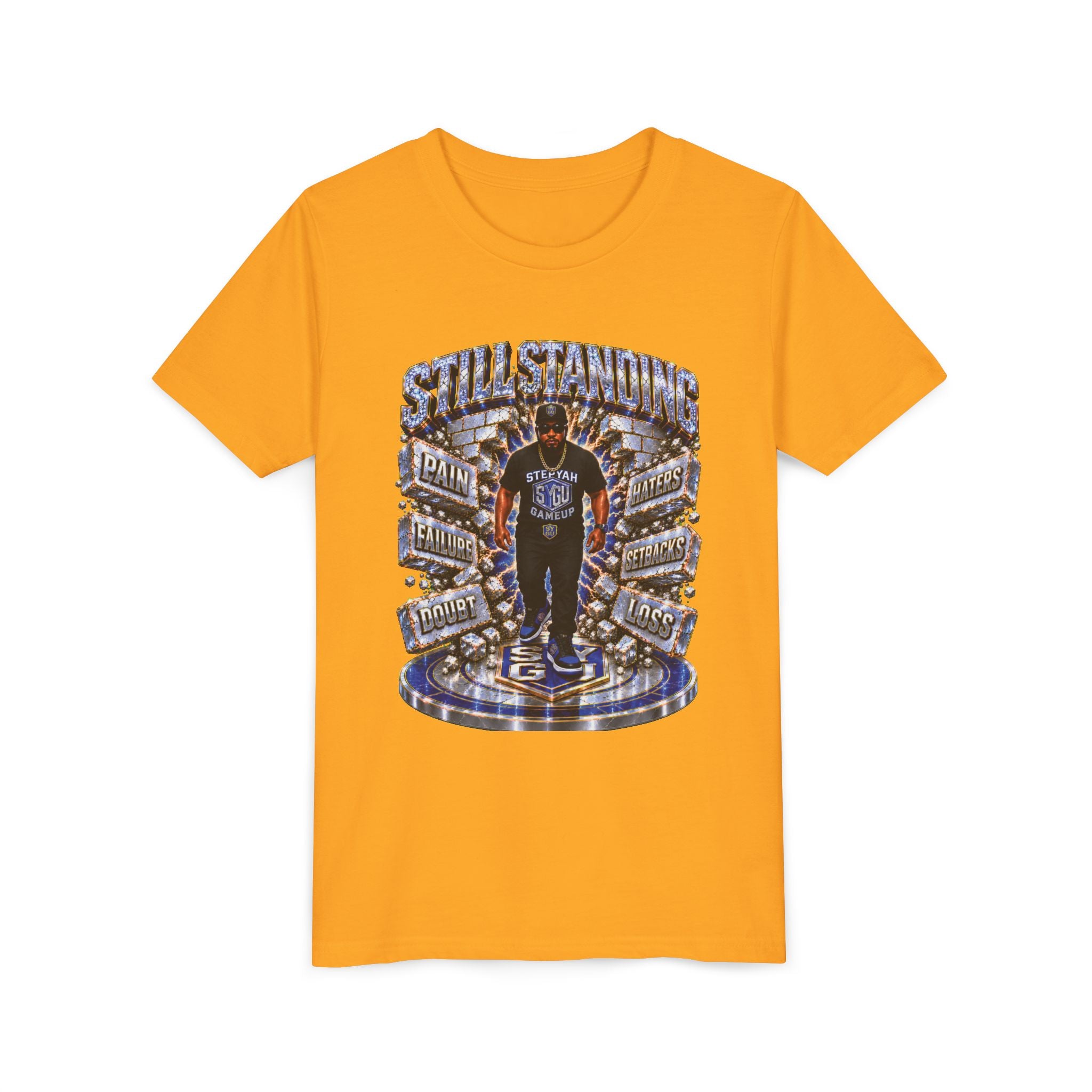 StepYahGameUp — Still Standing | Youth Tee