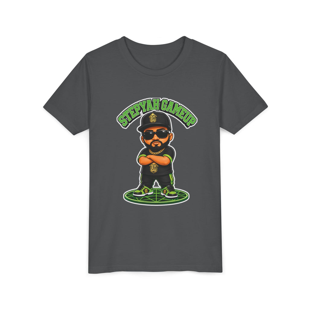 StepYahGameUp — Stumble Step Green Edition | Youth Tee