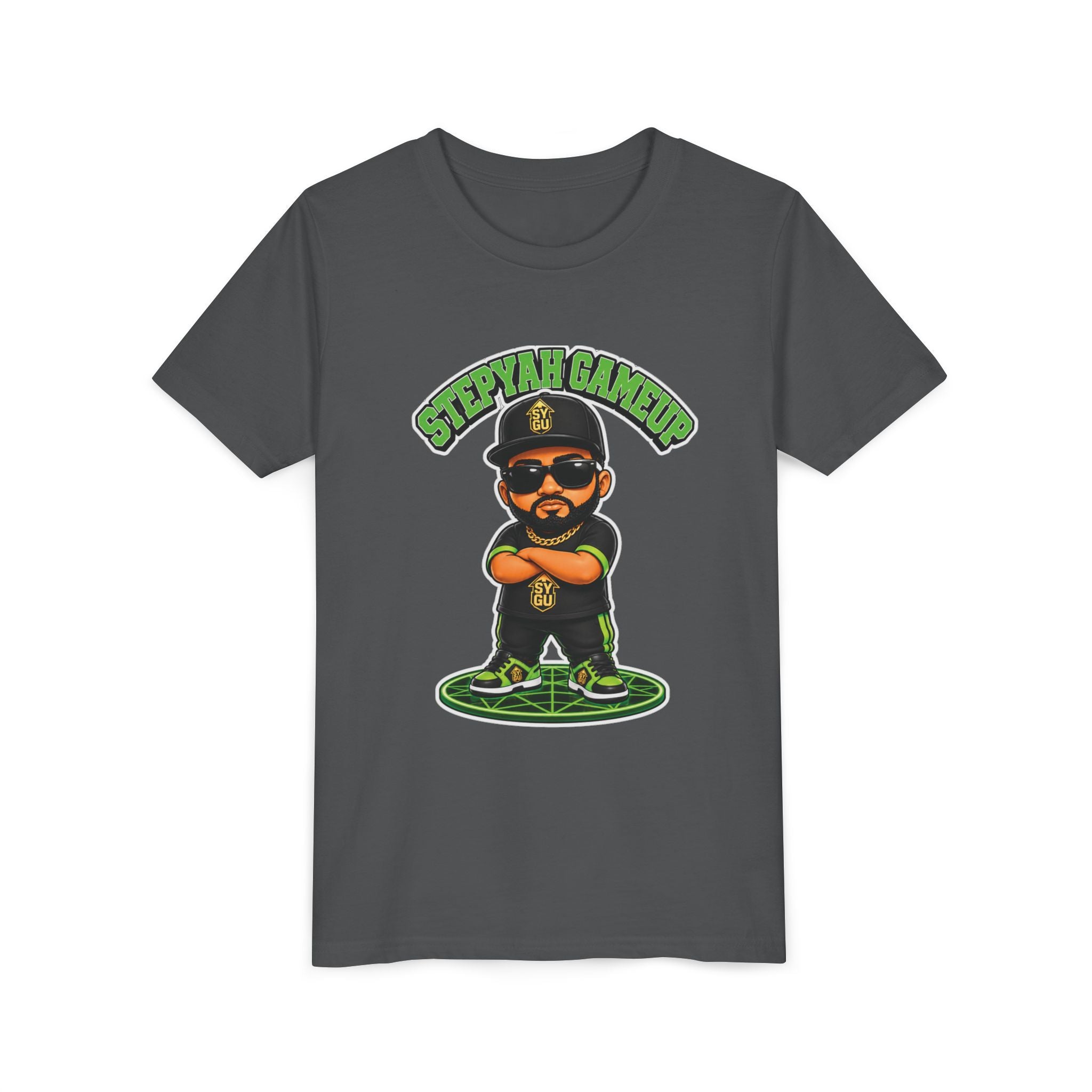StepYahGameUp — Stumble Step Green Edition | Youth Tee