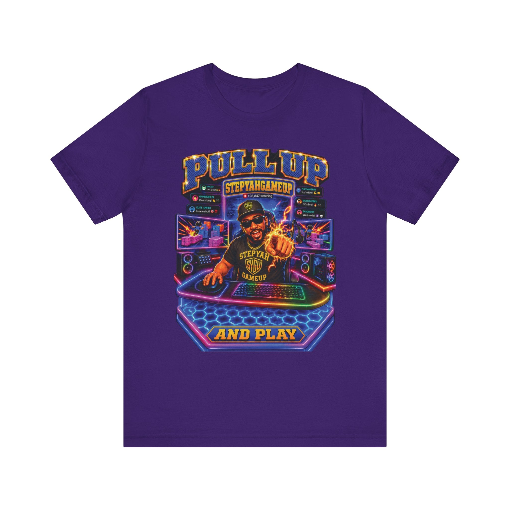 StepYahGameUp — Pull Up and Play | Unisex Tee