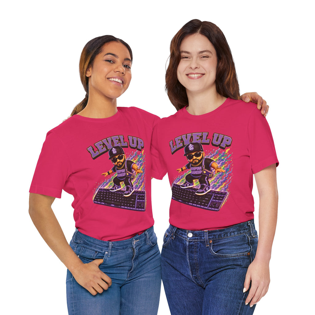 StepYahGameUp — Level Up | Keyboard Rider | Unisex Tee