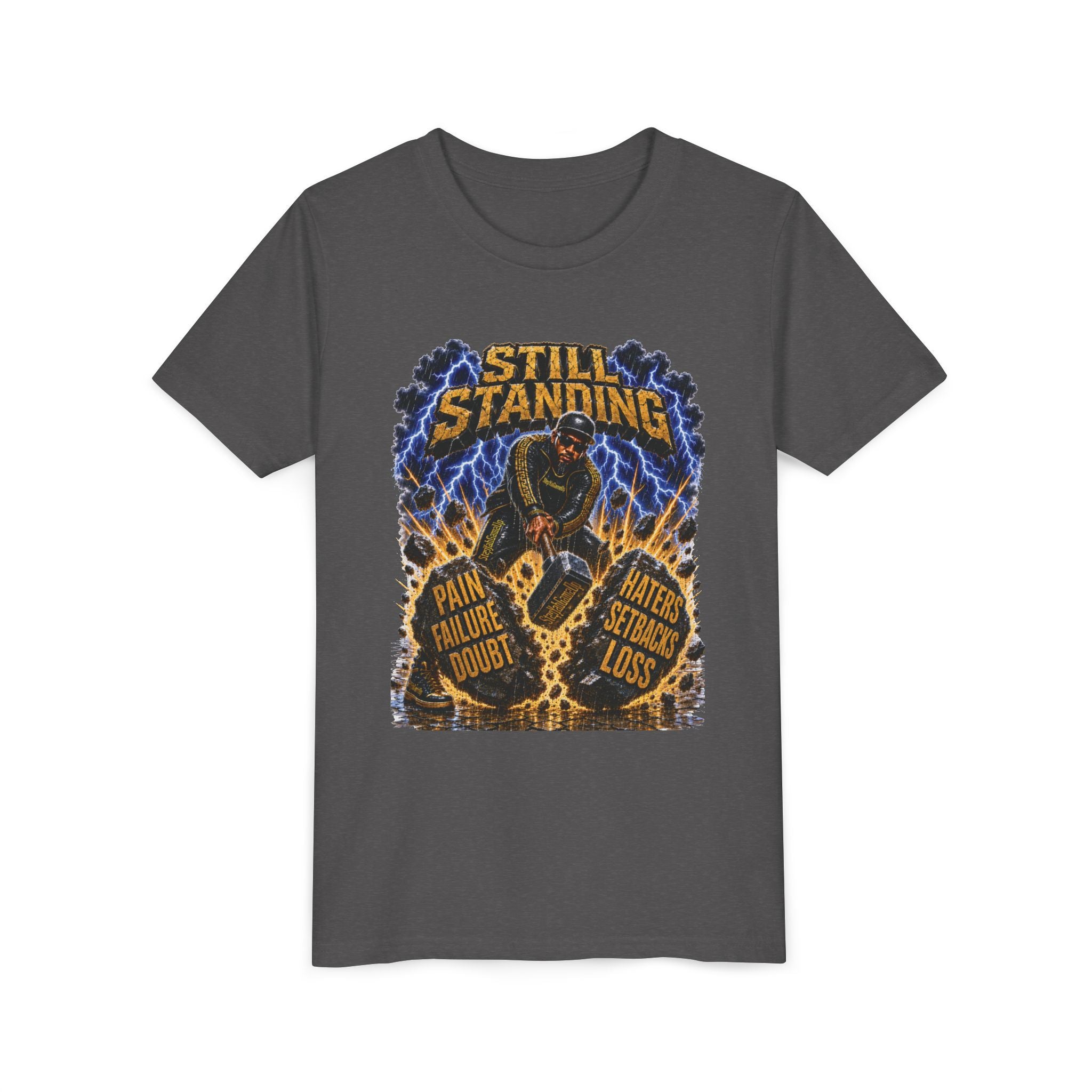 StepYahGameUp — Still Standing | Youth Tee