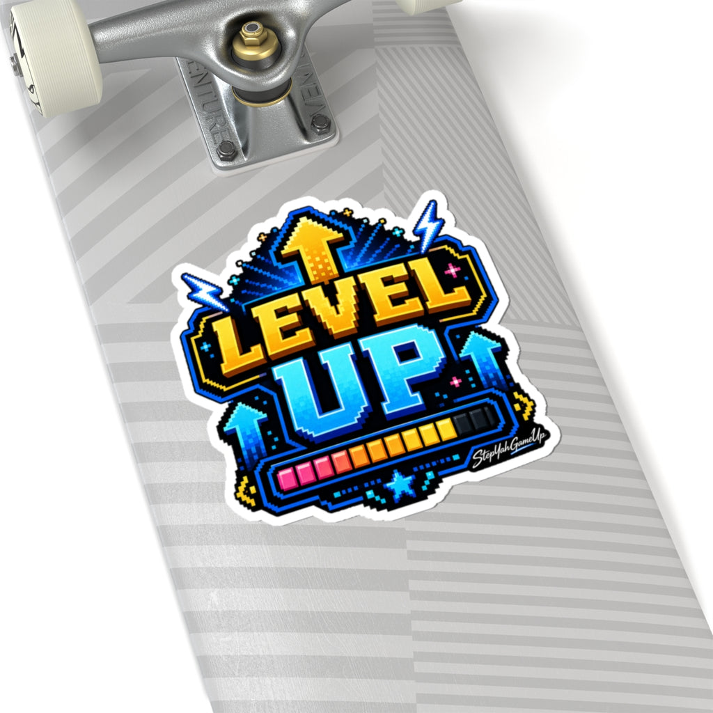 ⬆️ Level Up | Kiss-Cut Sticker