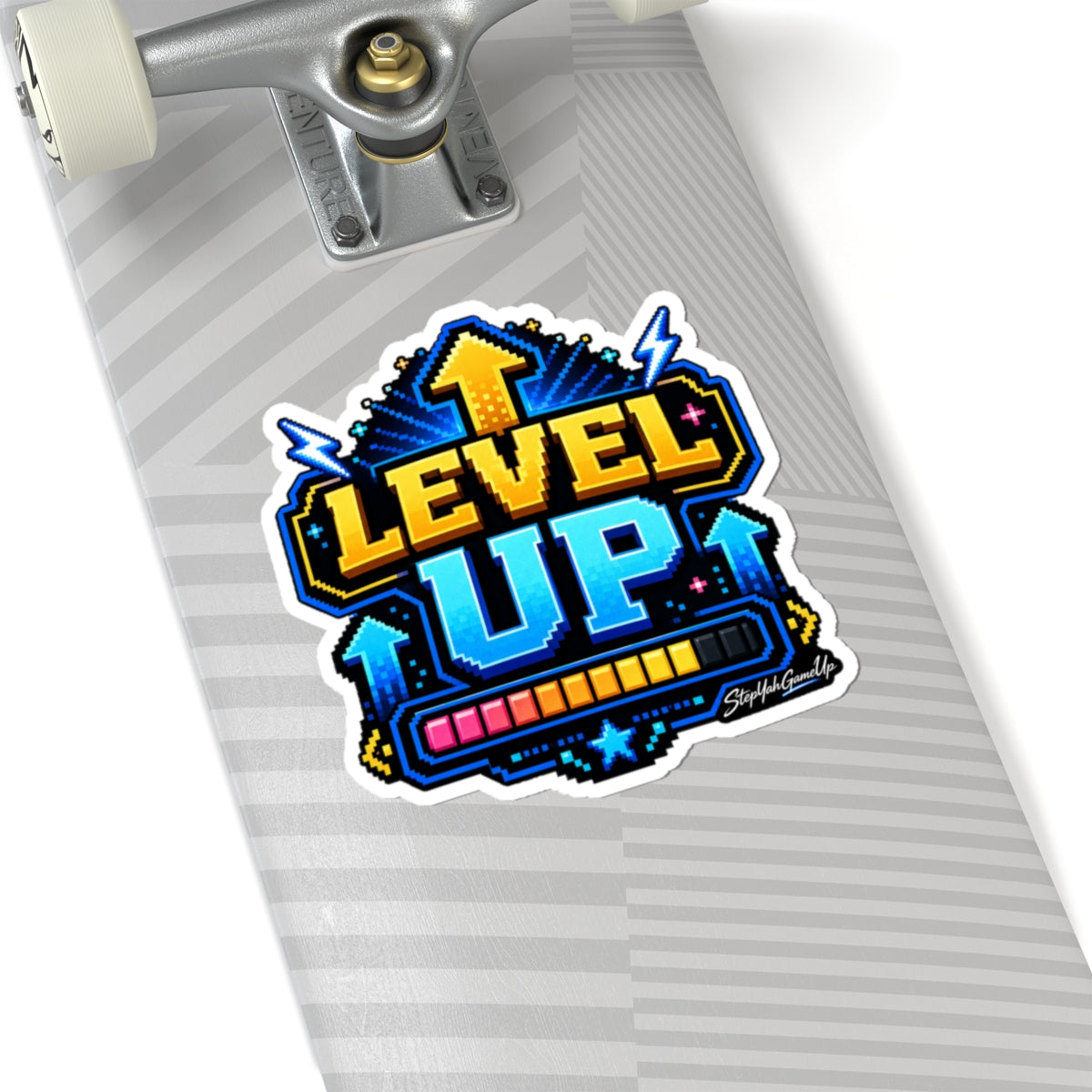 ⬆️ Level Up | Kiss-Cut Sticker