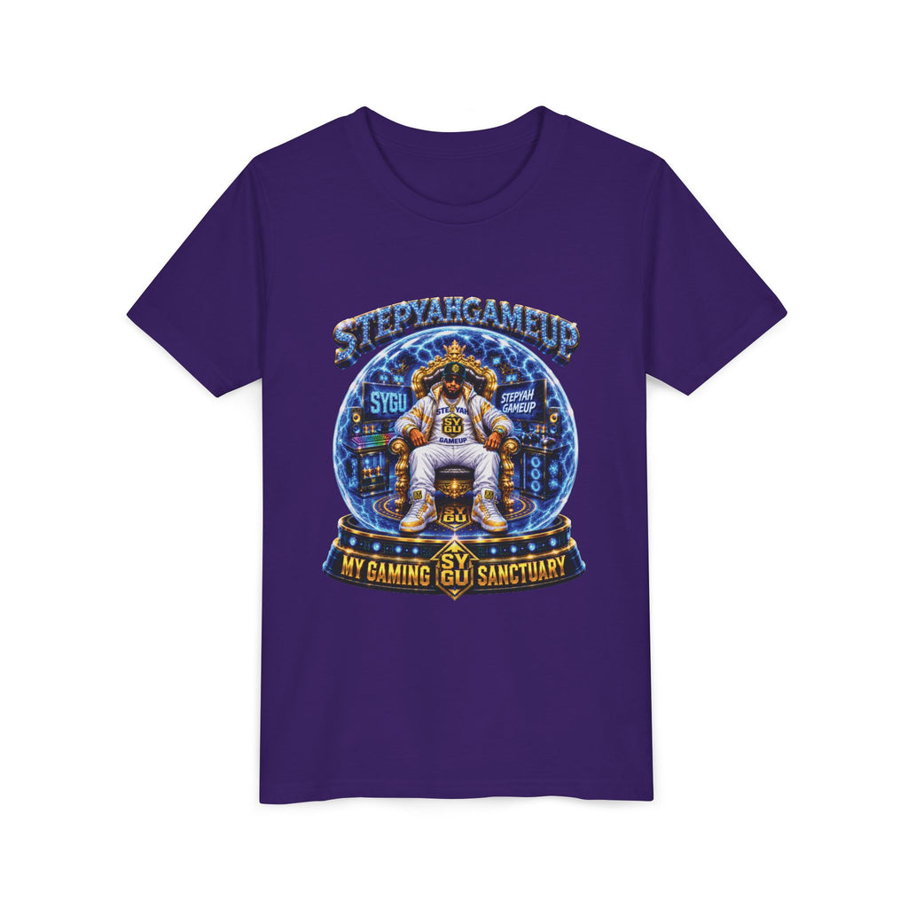 StepYahGameUp — My Gaming Sanctuary | Unisex Youth Tee