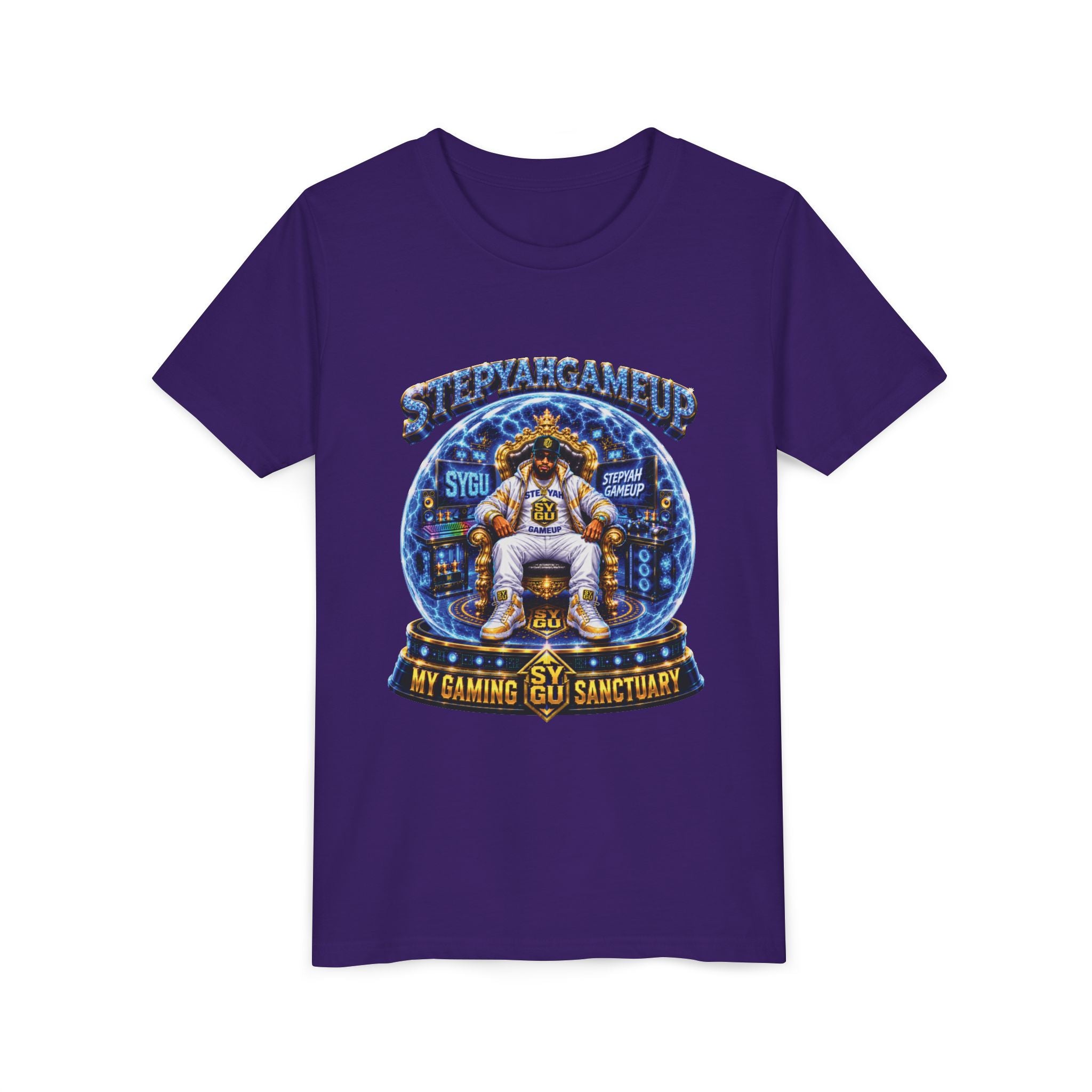 StepYahGameUp — My Gaming Sanctuary | Unisex Youth Tee