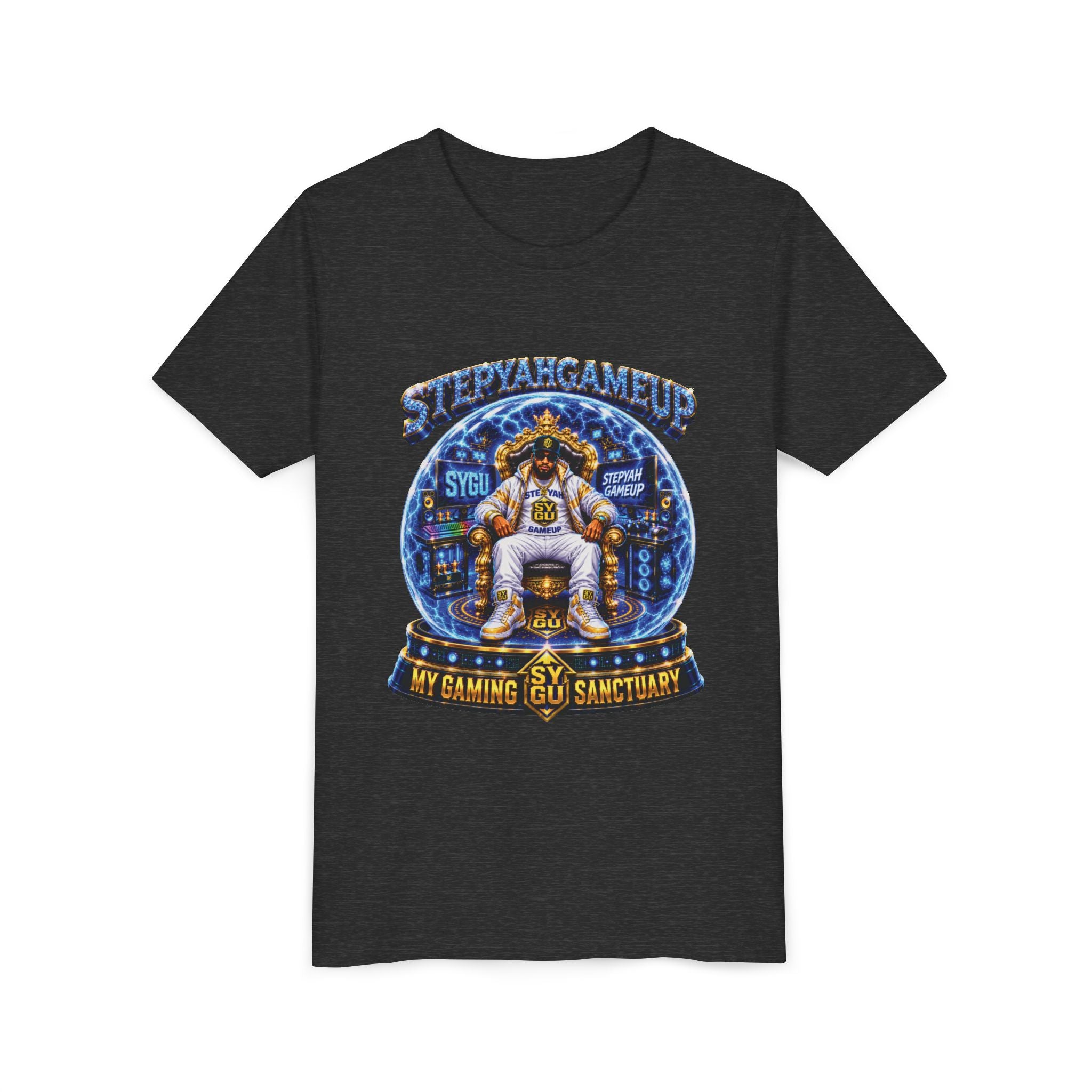 StepYahGameUp — My Gaming Sanctuary | Unisex Youth Tee