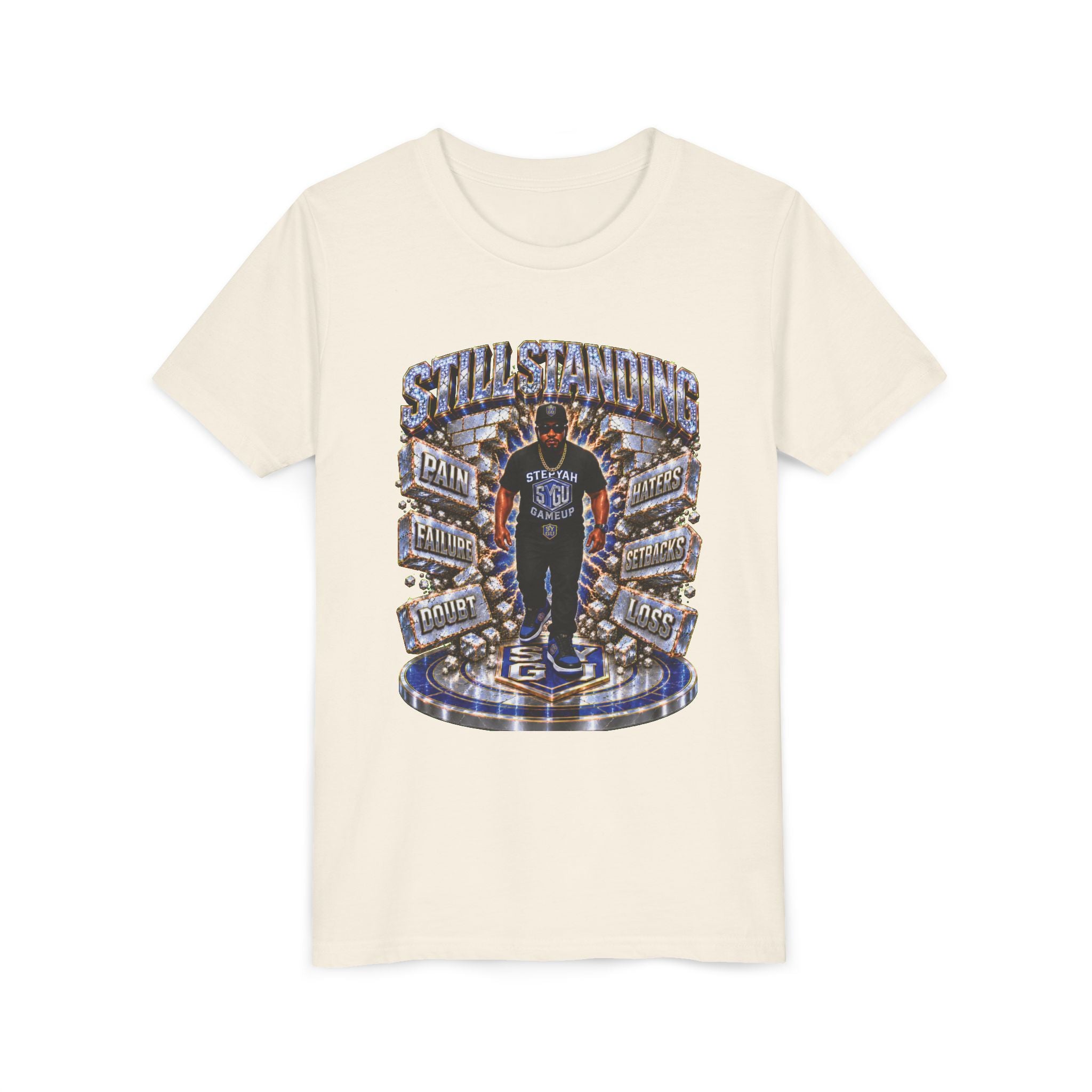 StepYahGameUp — Still Standing | Youth Tee