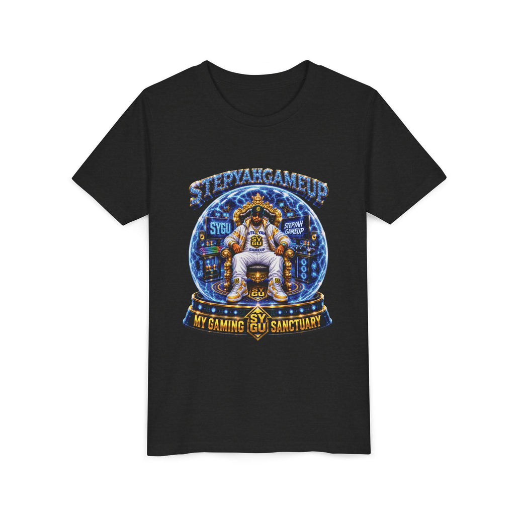 StepYahGameUp — My Gaming Sanctuary | Unisex Youth Tee