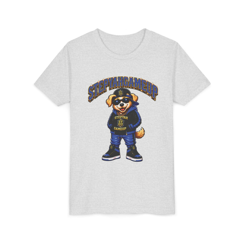 StepYahGameUp — SYGU Dog | Blue Edition | Unisex Youth Tee